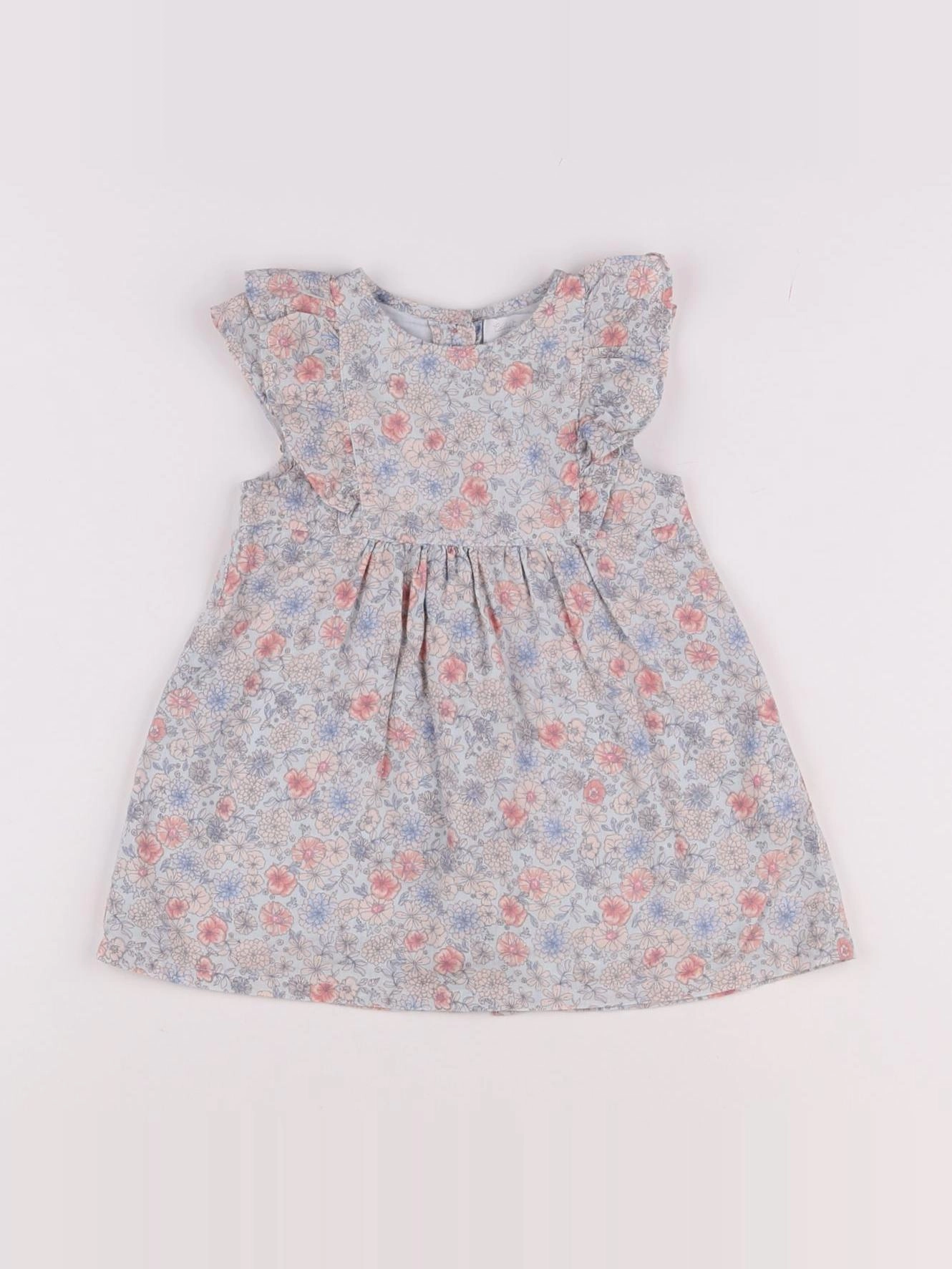 Cadet Rousselle - robe bleu - 6 mois