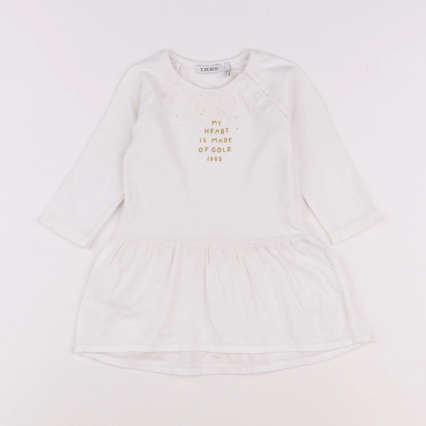 IKKS - robe beige - 6 mois