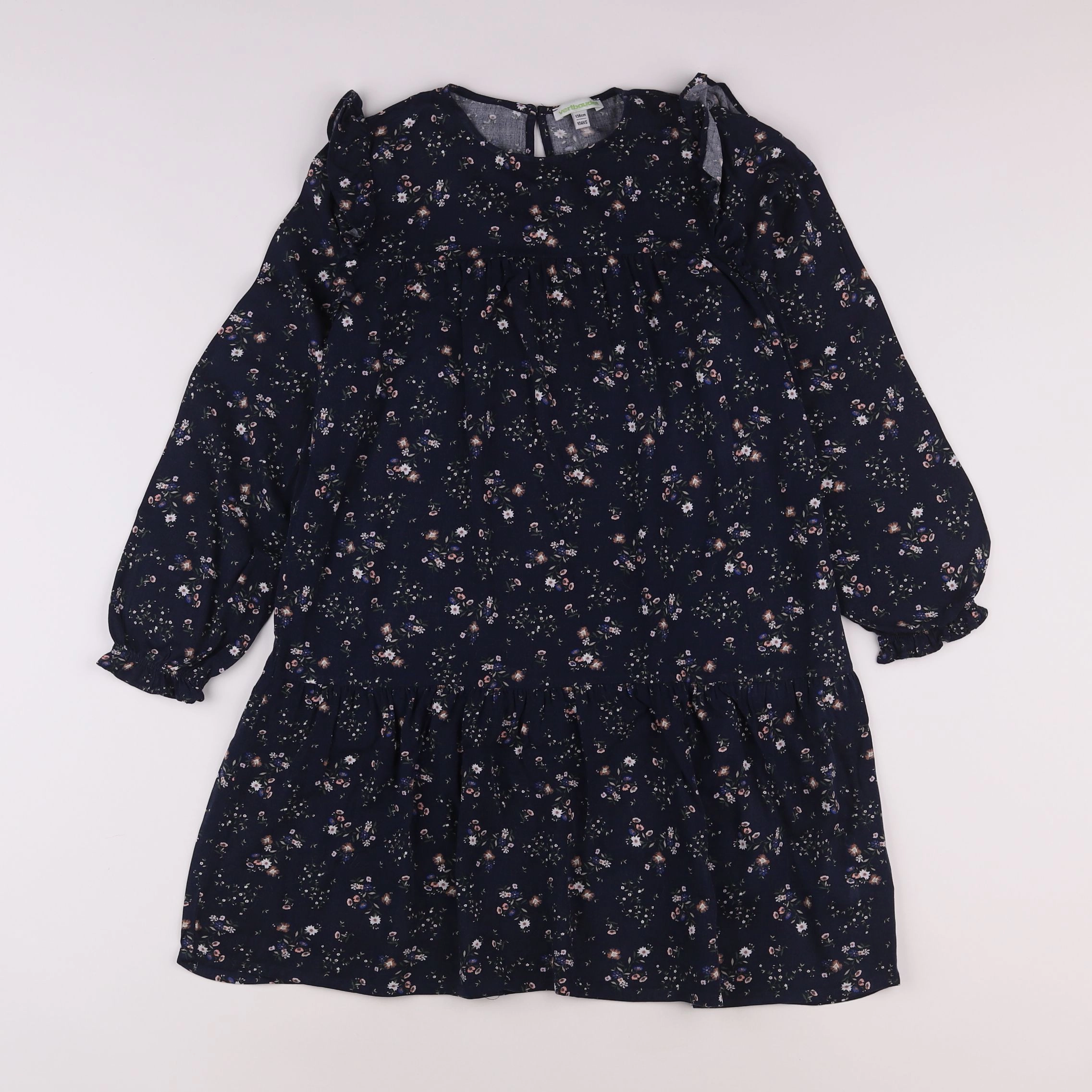 Vertbaudet - robe bleu - 10 ans