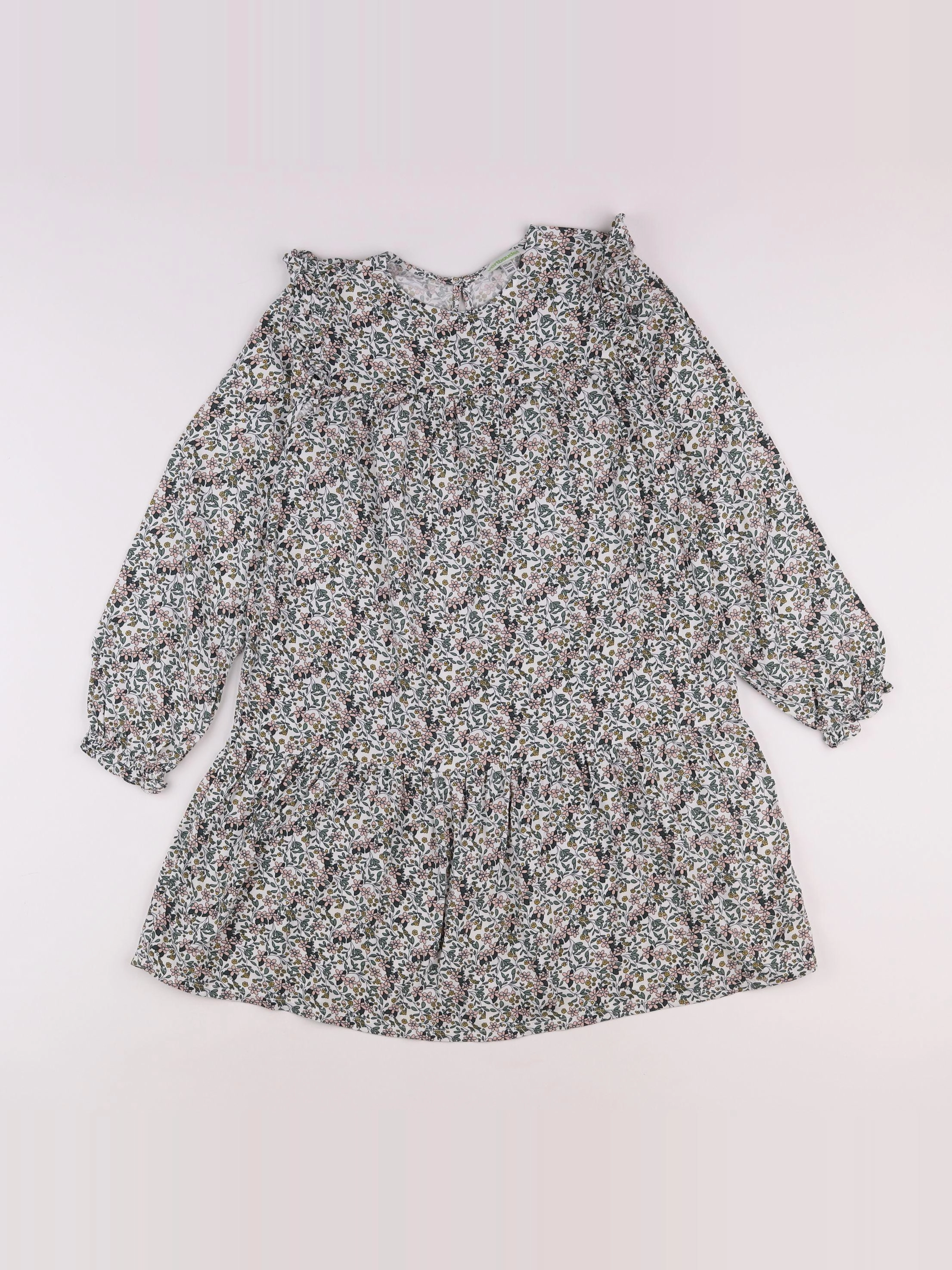 Vertbaudet - robe multicolore - 9 ans