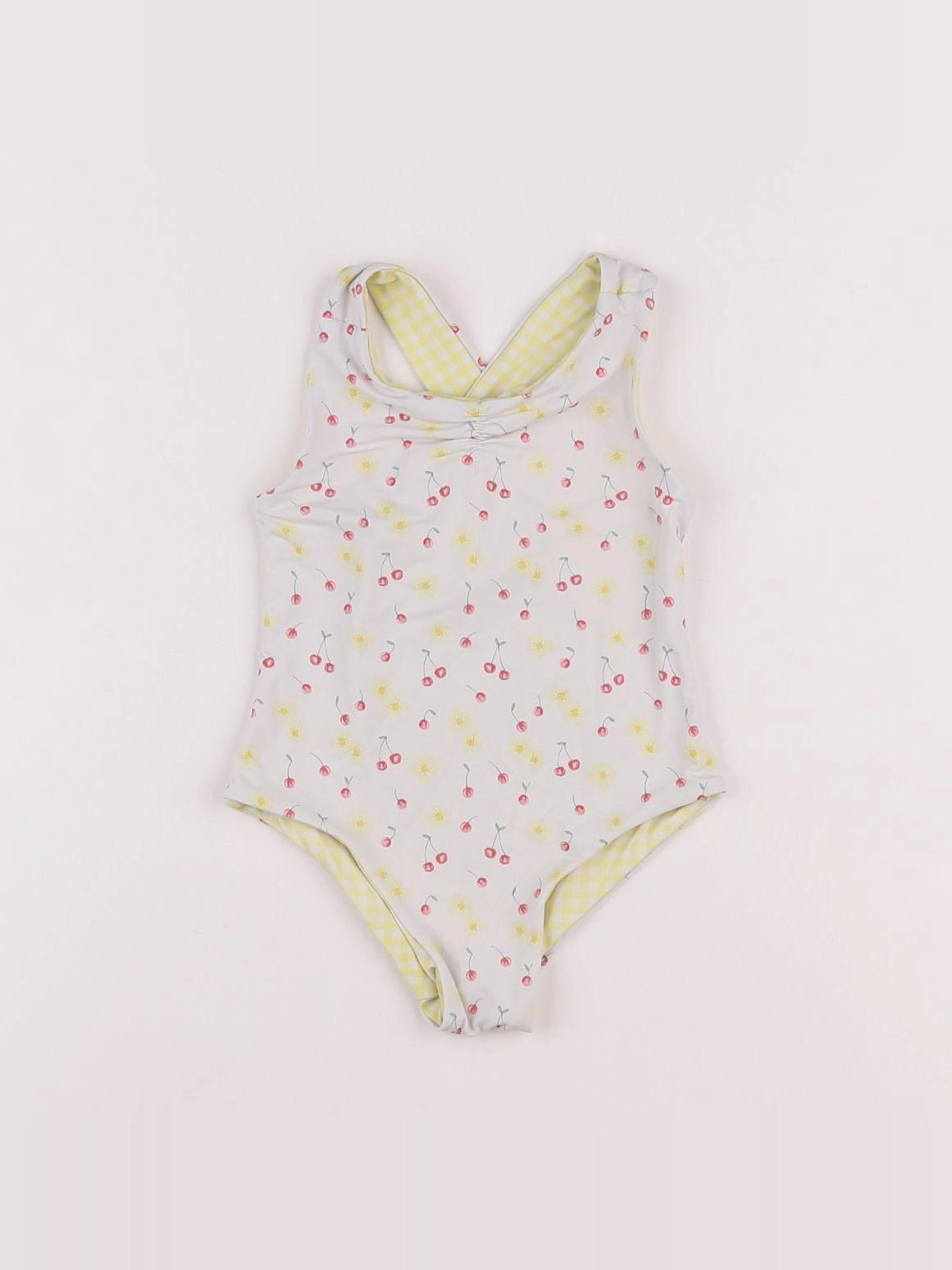 Vertbaudet - maillot de bain jaune - 18 mois
