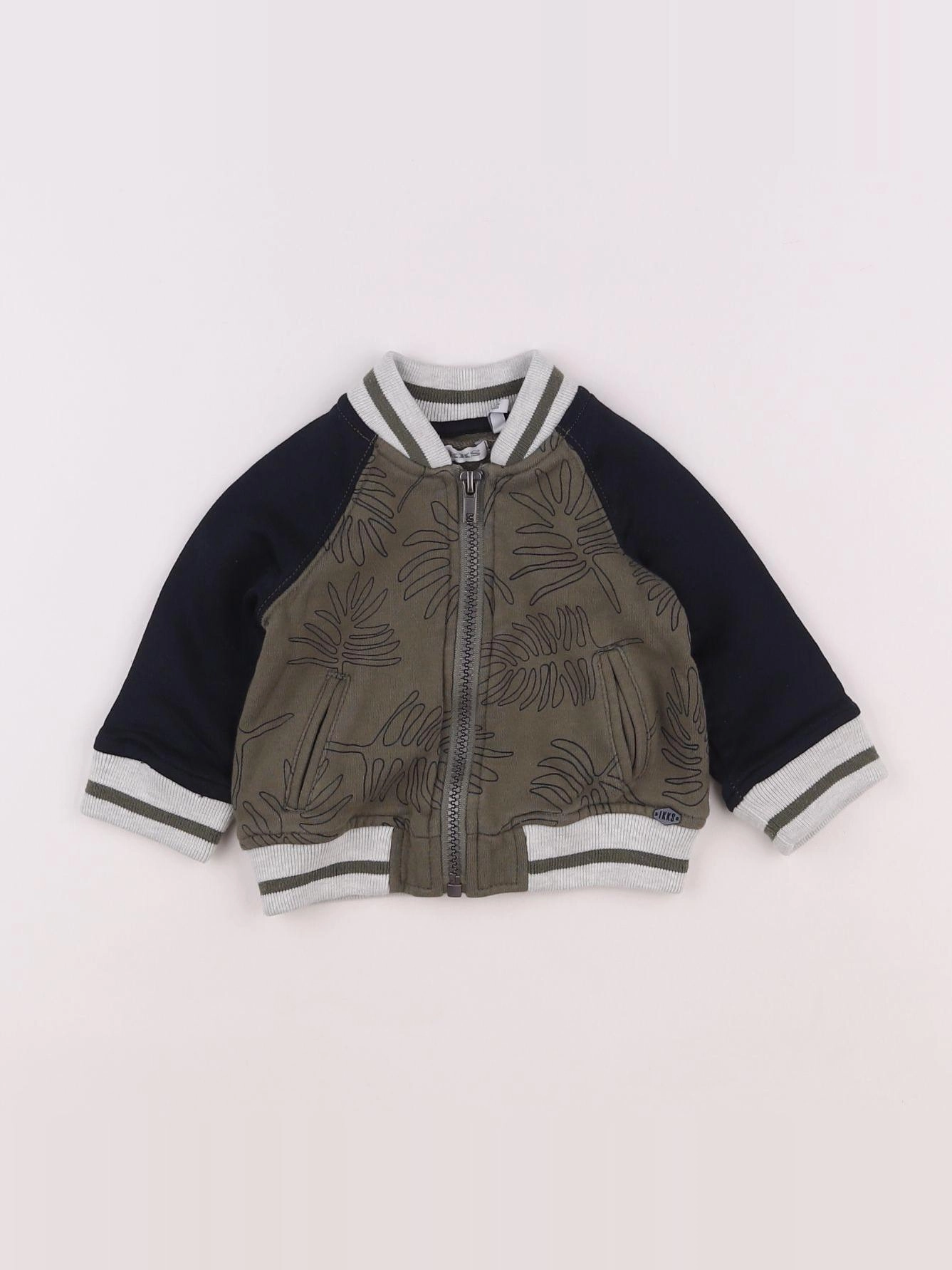 IKKS - sweat imprimé au dos vert - 6 mois