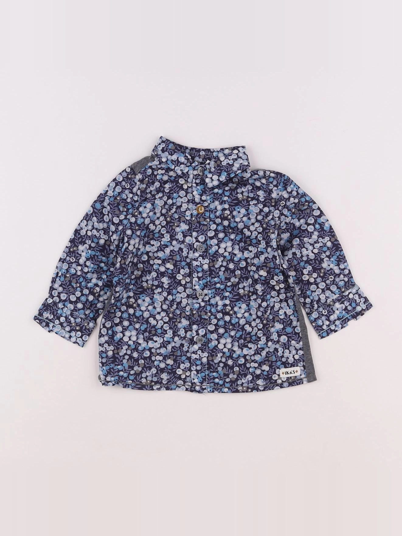 IKKS - chemise bleu - 6 mois