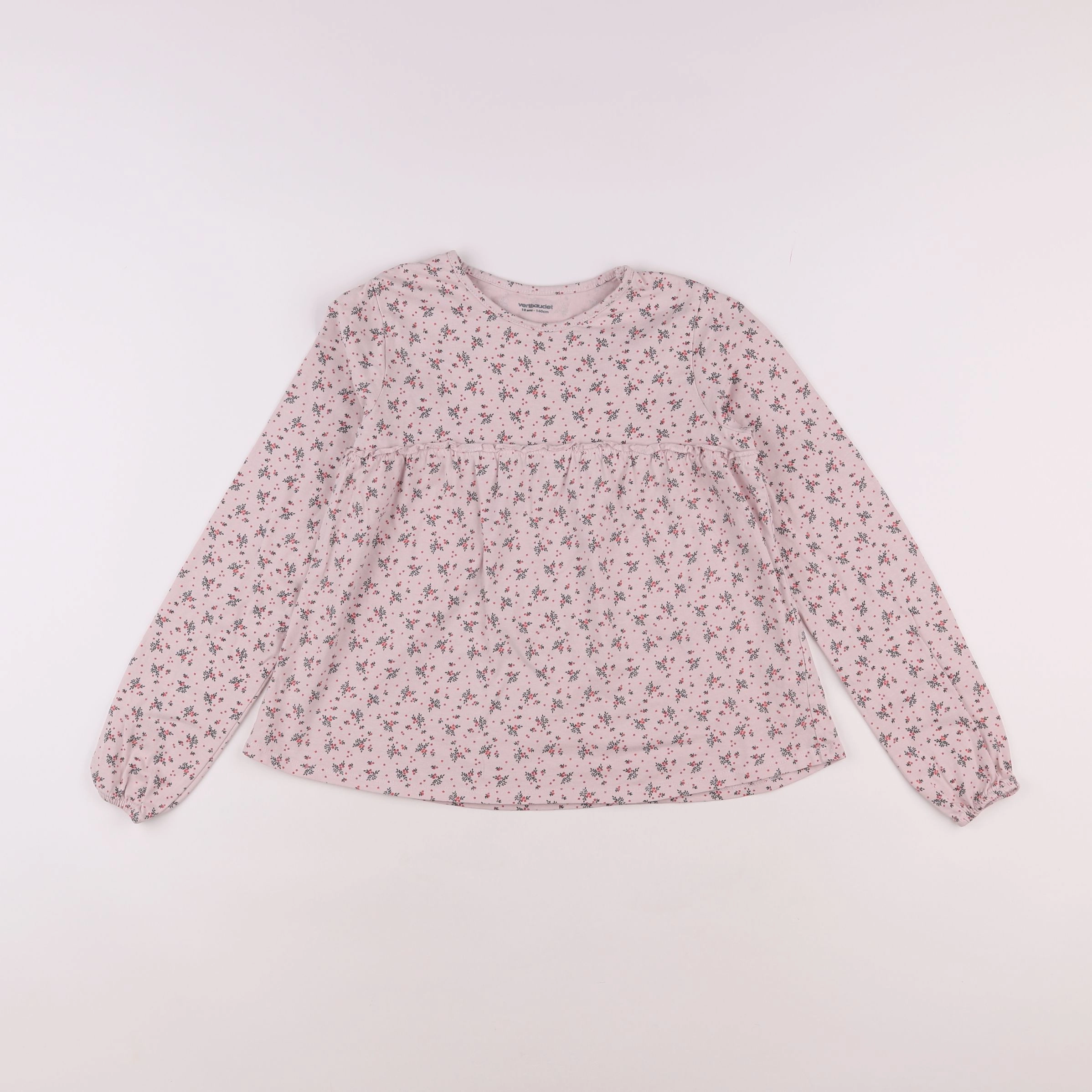 Vertbaudet - tee-shirt rose - 10 ans