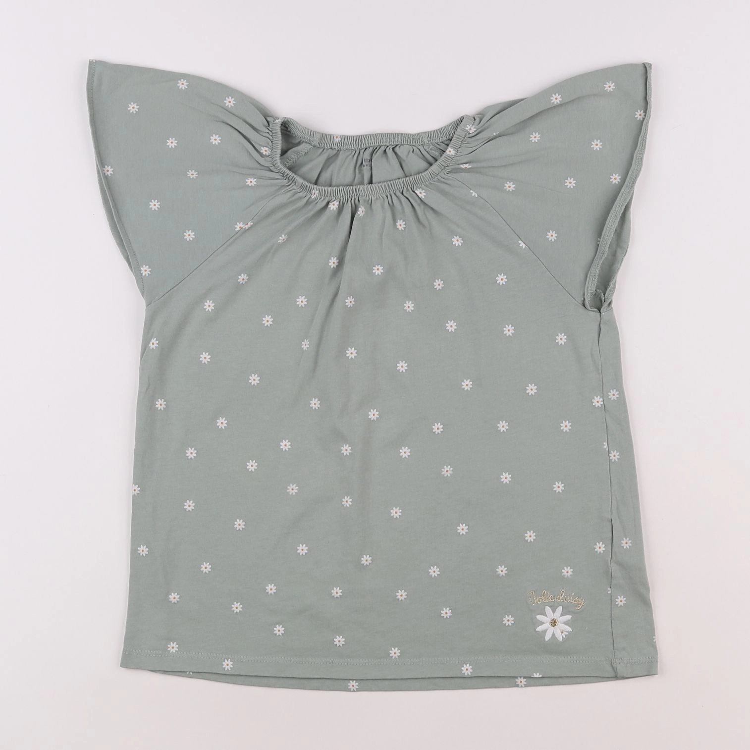 Vertbaudet - tee-shirt vert - 10 ans