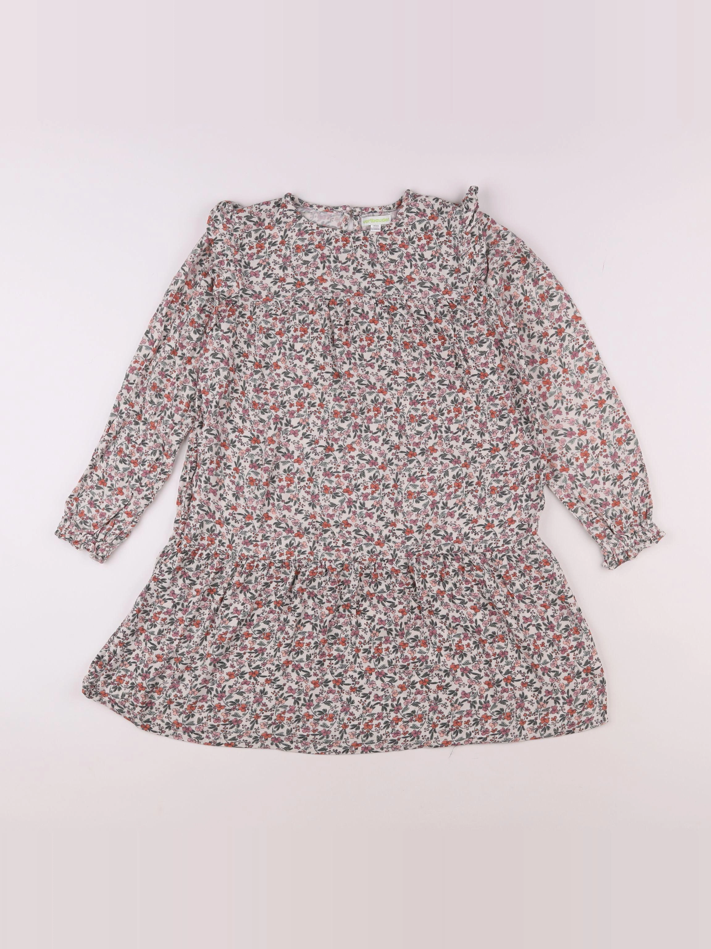 Vertbaudet - robe multicolore - 10 ans