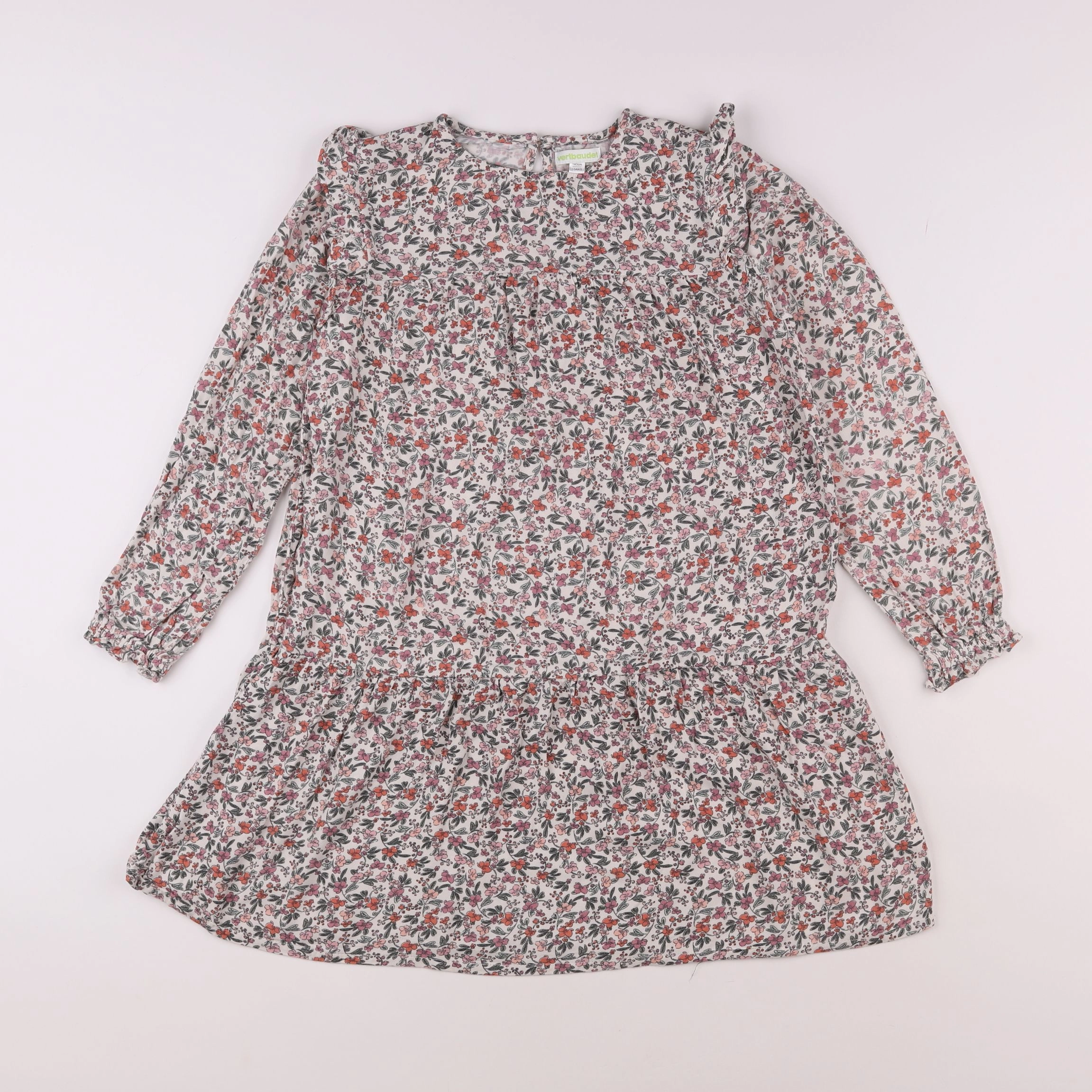 Vertbaudet - robe multicolore - 10 ans