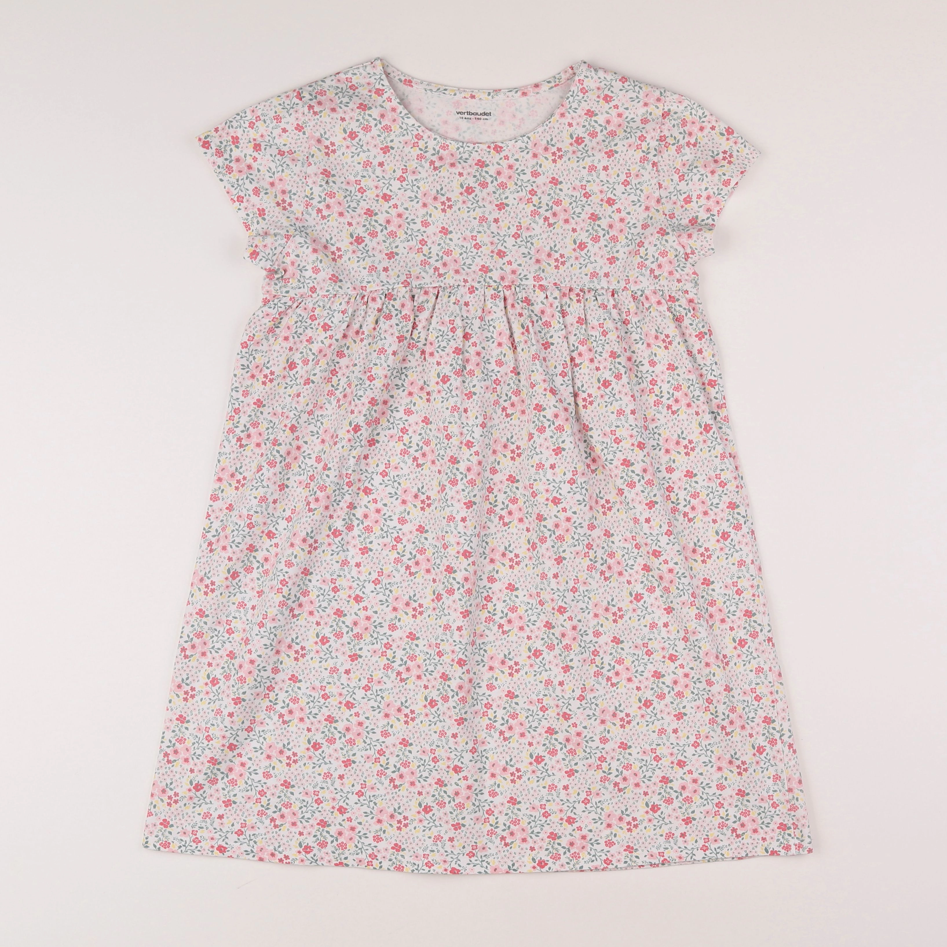Vertbaudet - robe multicolore - 10 ans