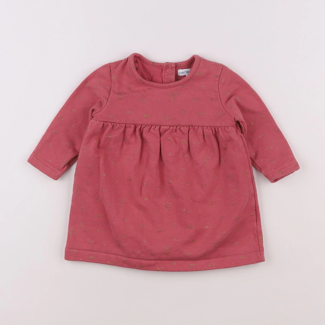 Vertbaudet - robe rose - 6 mois
