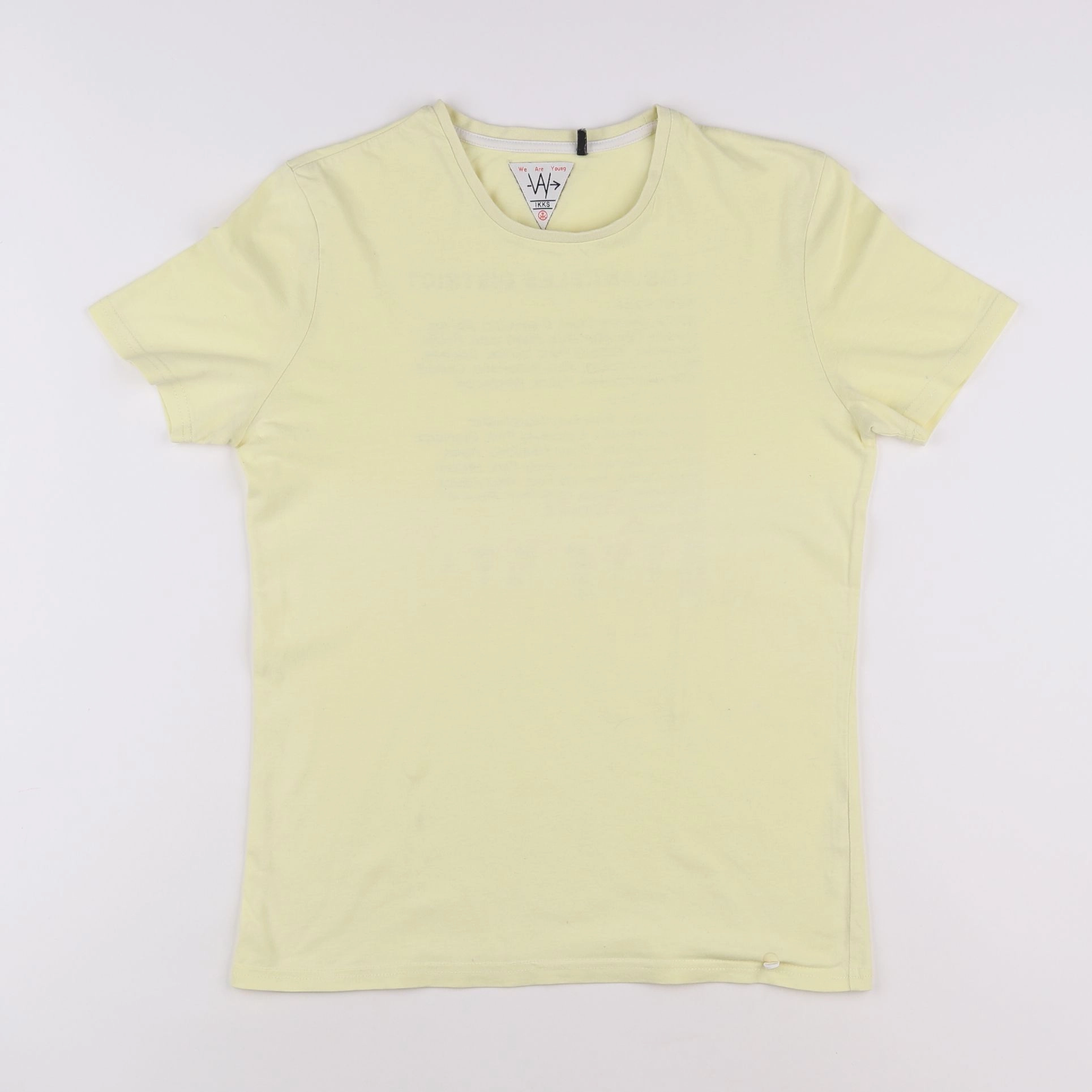 IKKS - tee-shirt imprimé au dos jaune - 14 ans