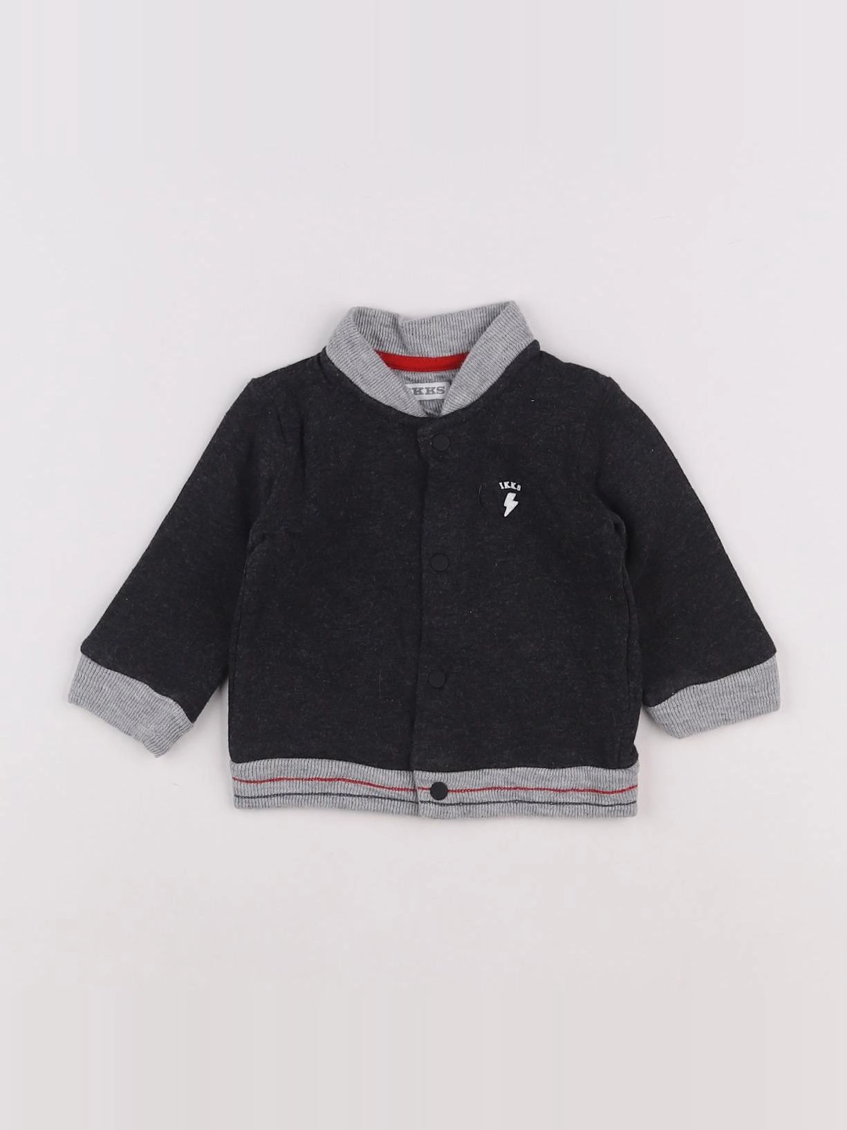IKKS - gilet gris - 3 mois