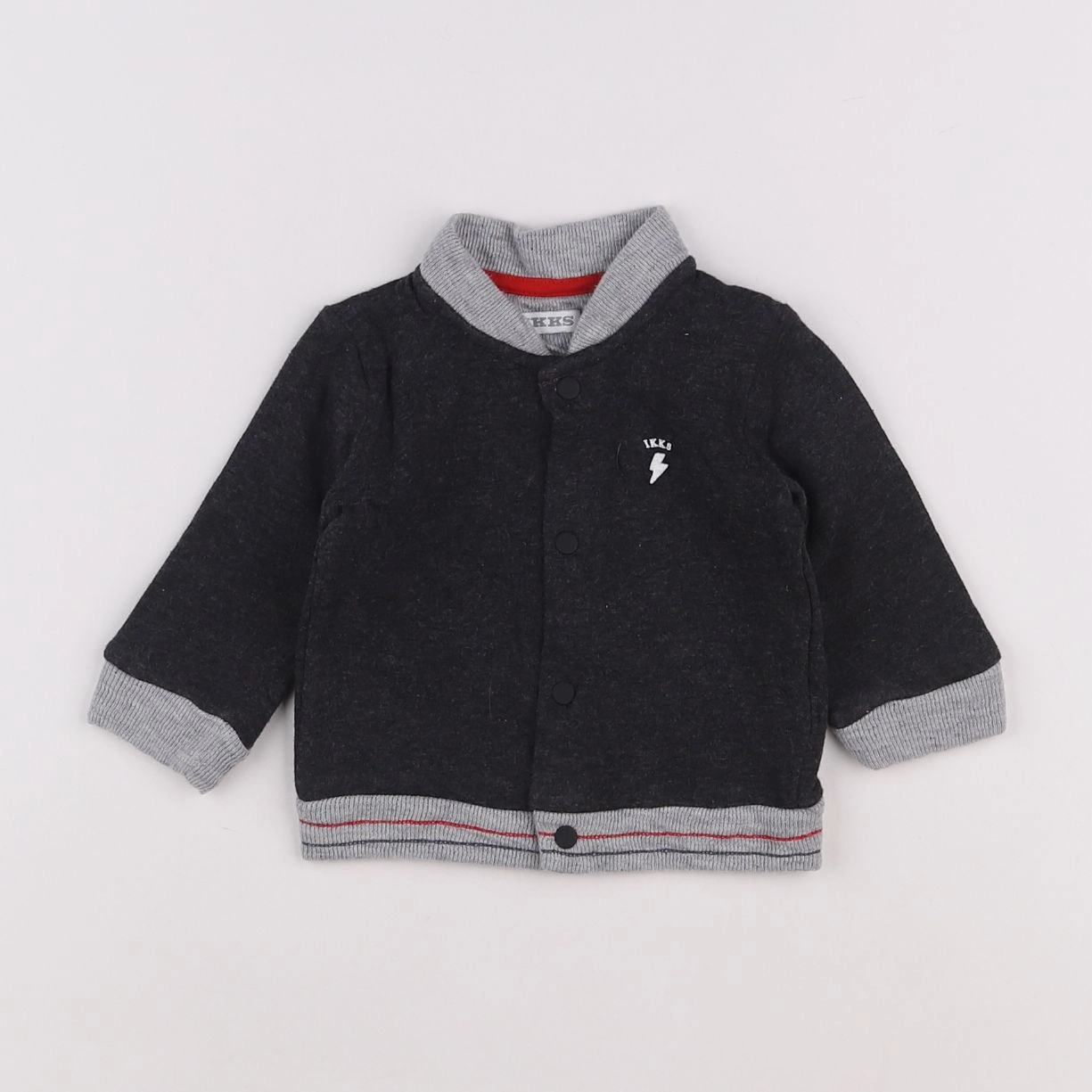 IKKS - gilet gris - 3 mois