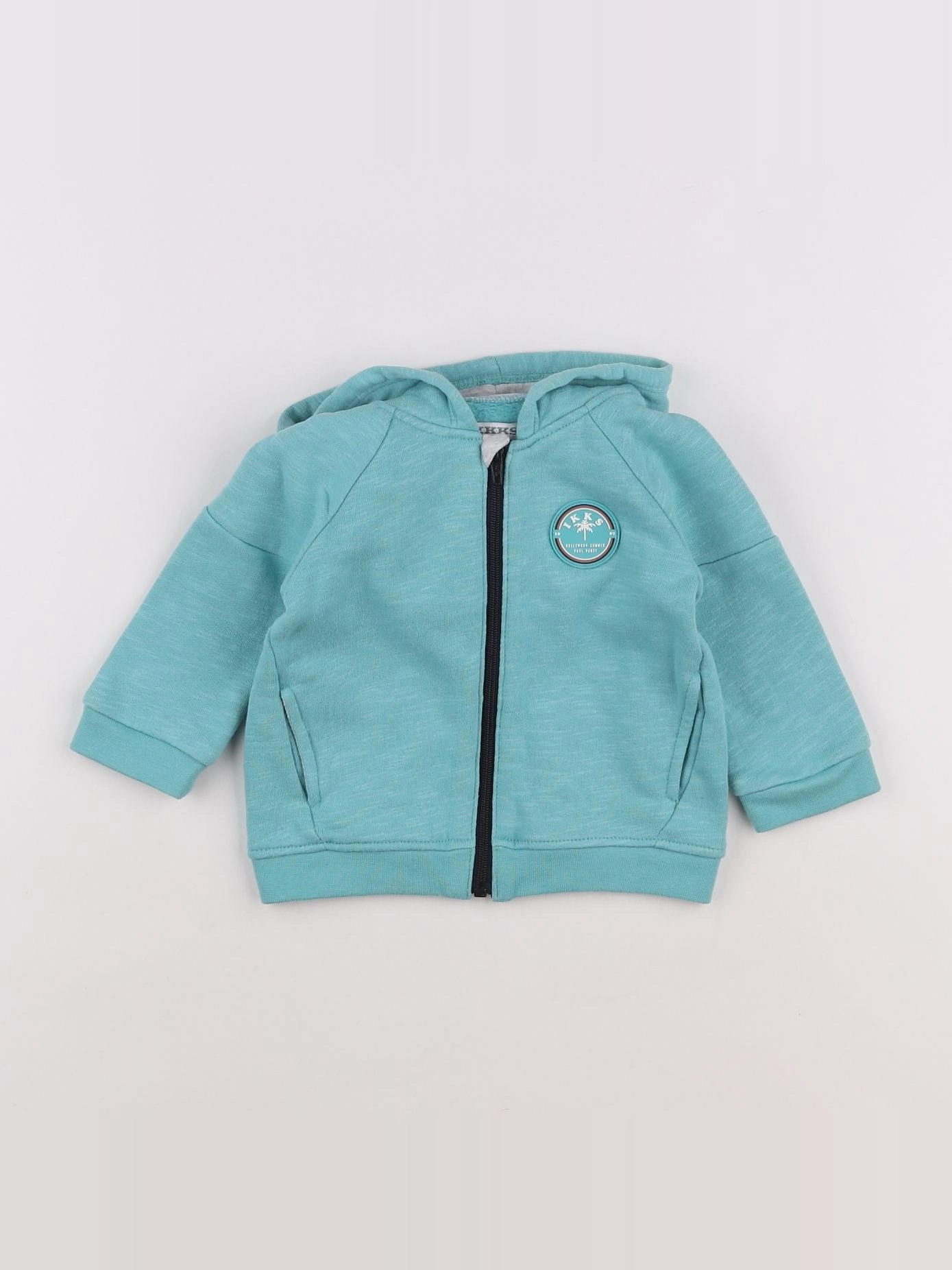 IKKS - sweat imprimé au dos bleu - 6 mois