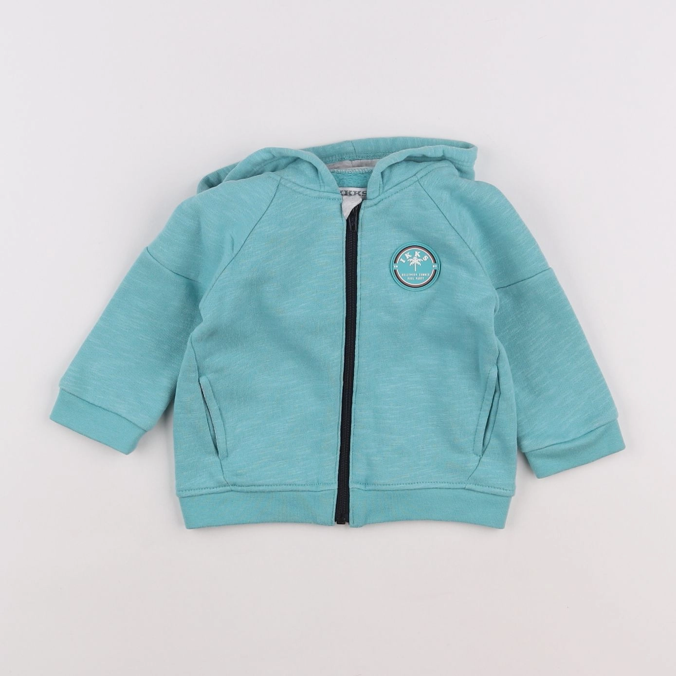 IKKS - sweat imprimé au dos bleu - 6 mois