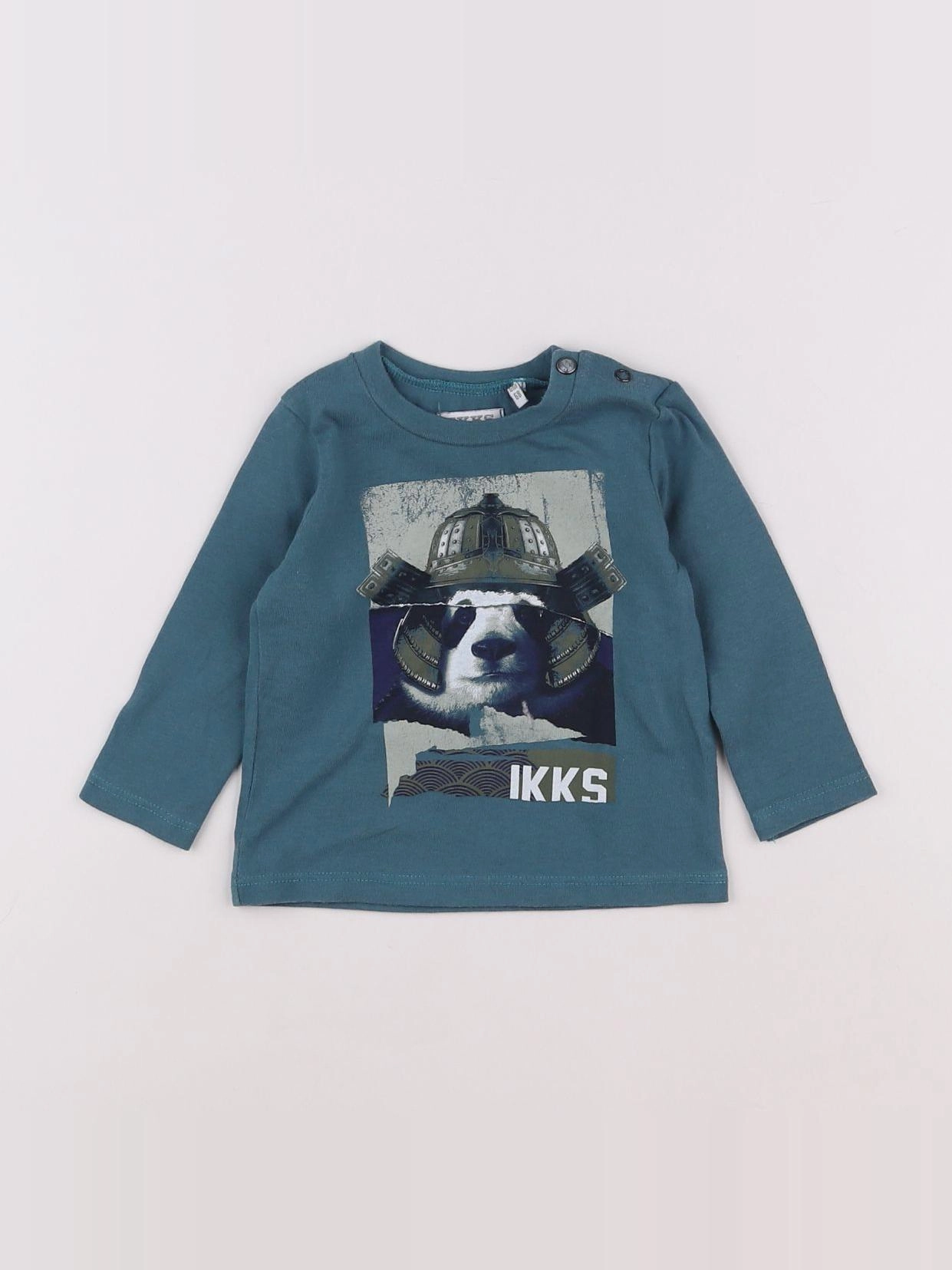 IKKS - tee-shirt bleu - 6 mois