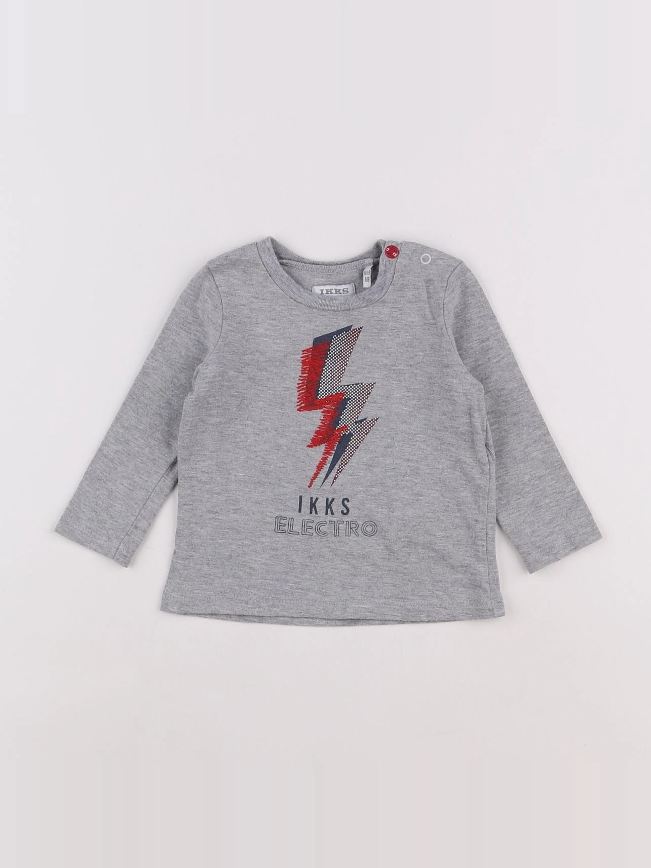 IKKS - tee-shirt gris - 6 mois