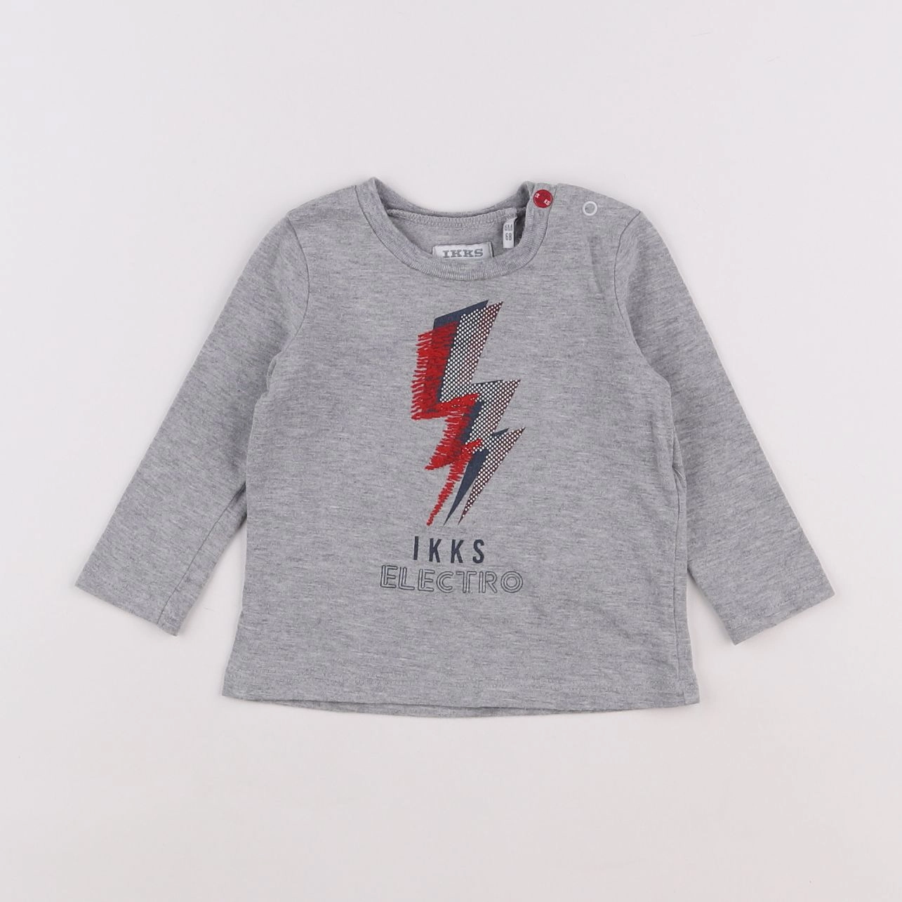 IKKS - tee-shirt gris - 6 mois