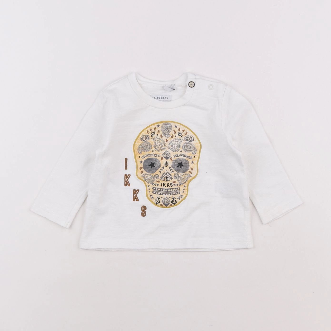 IKKS - tee-shirt blanc - 6 mois
