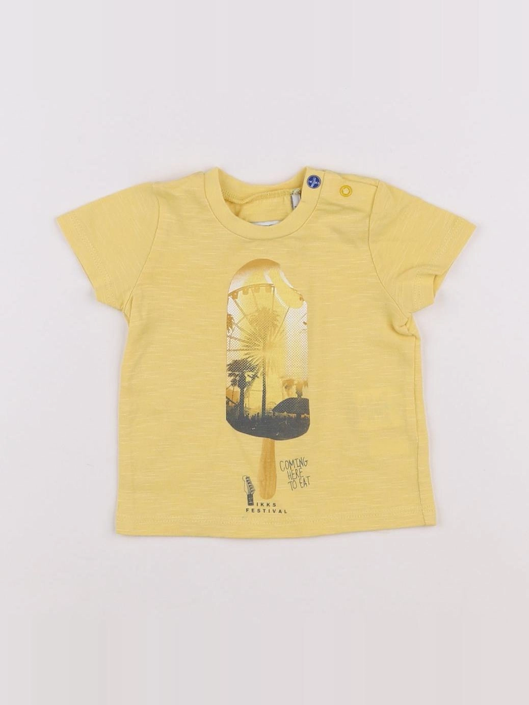 IKKS - tee-shirt jaune - 3 mois