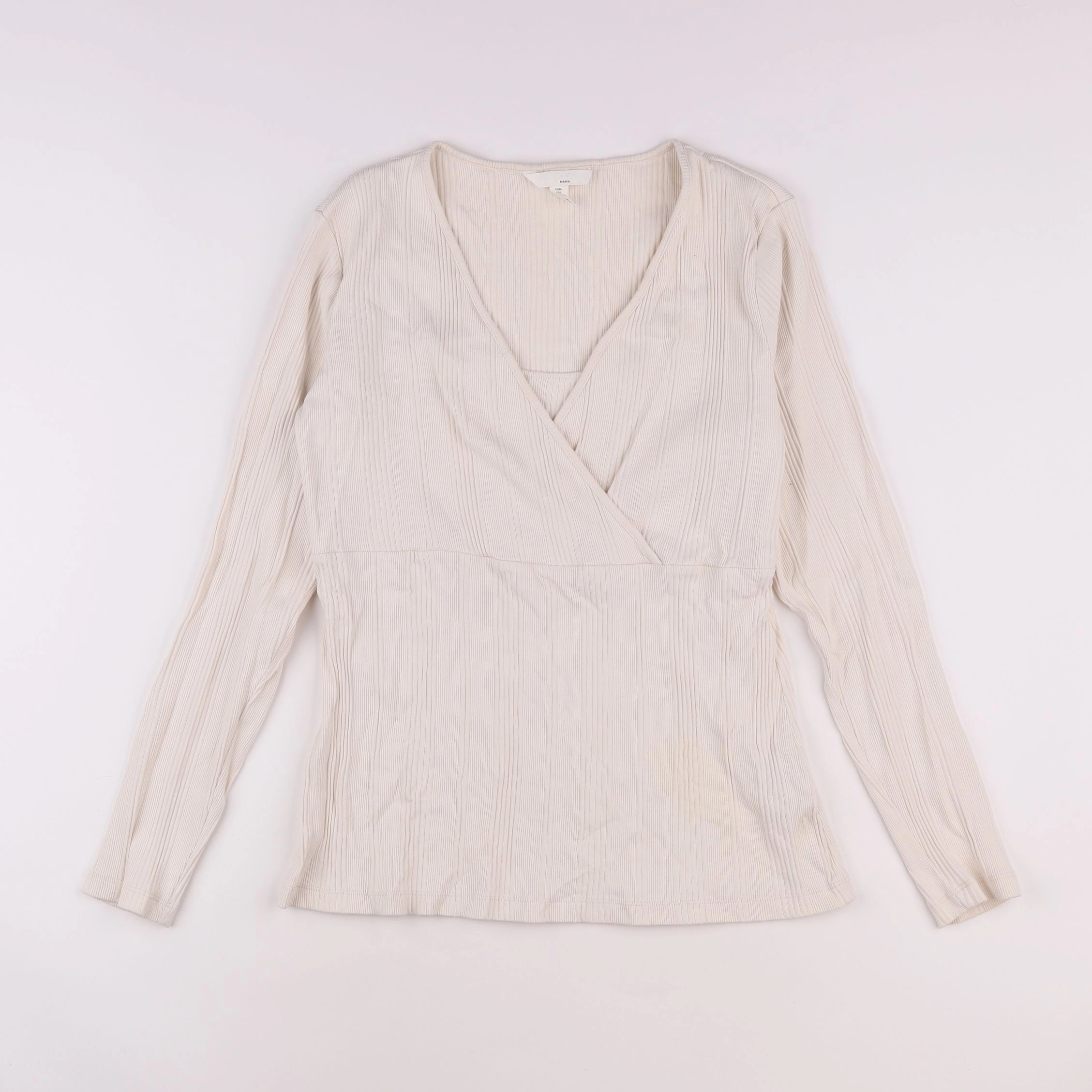 H&M - tee-shirt beige - 44 à 46