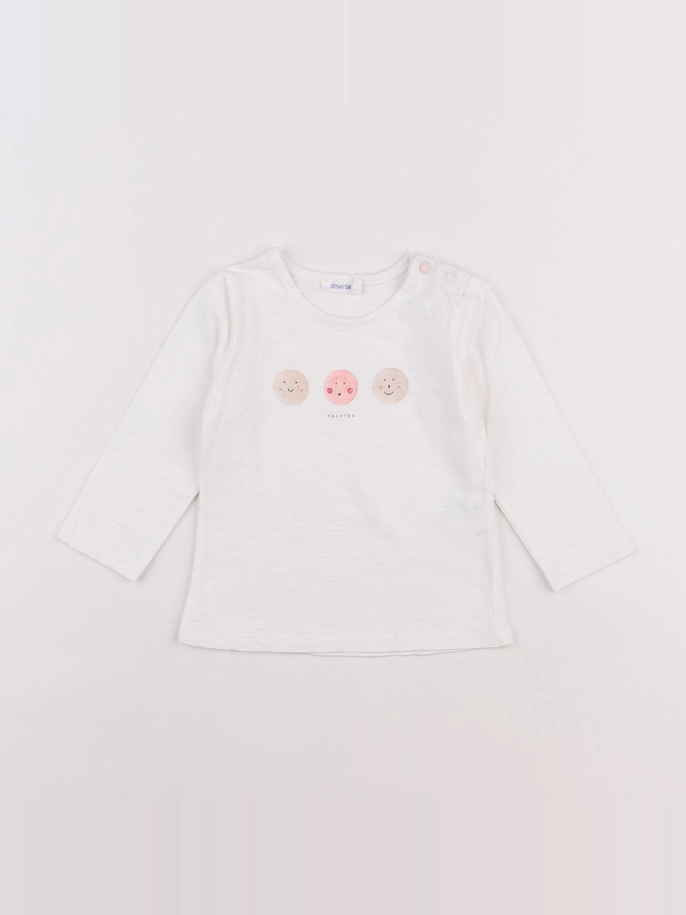 Absorba - tee-shirt blanc - 12 mois