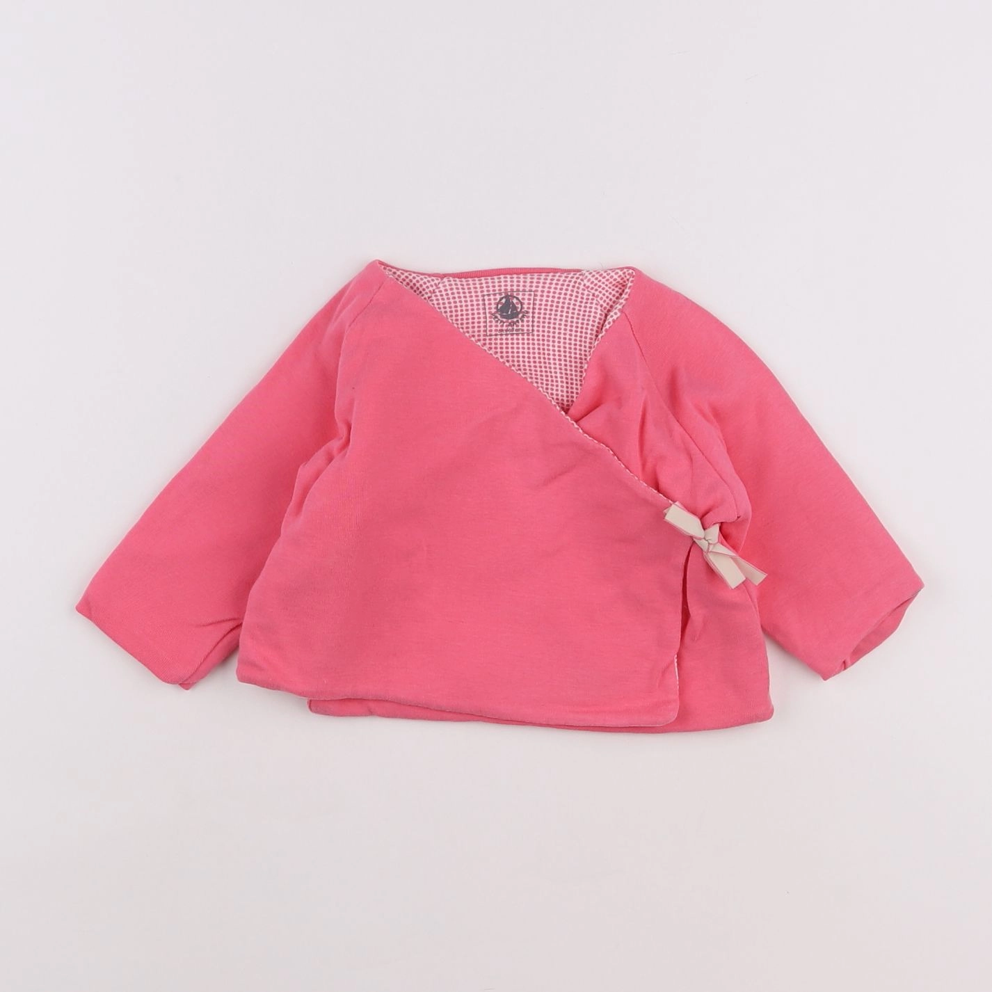 Petit Bateau - sweat rose - 6 mois