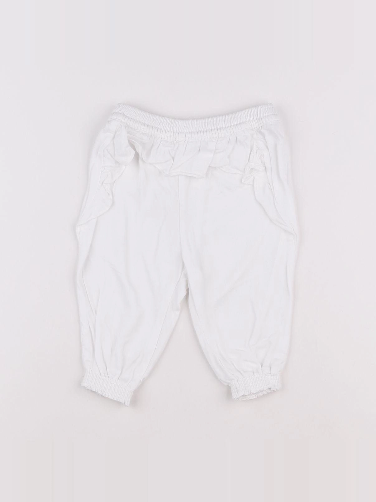 IKKS - pantalon blanc - 6 mois