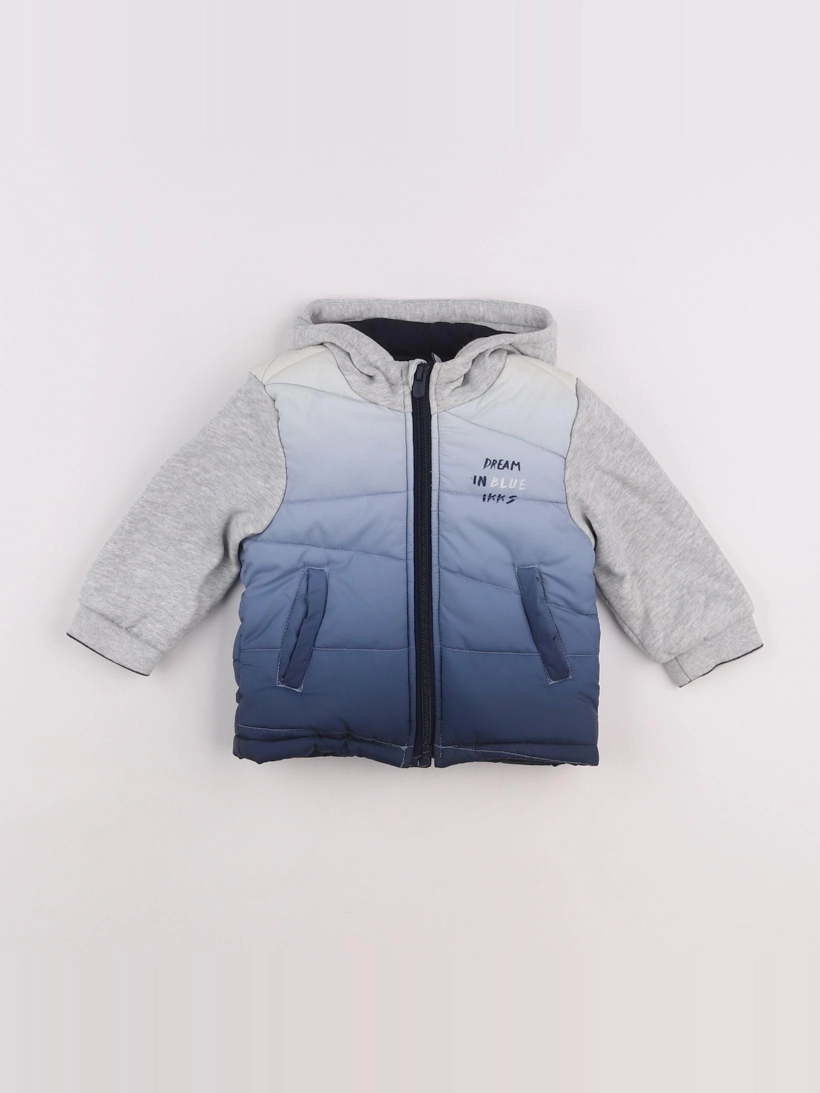 IKKS - doudoune gris - 12 mois