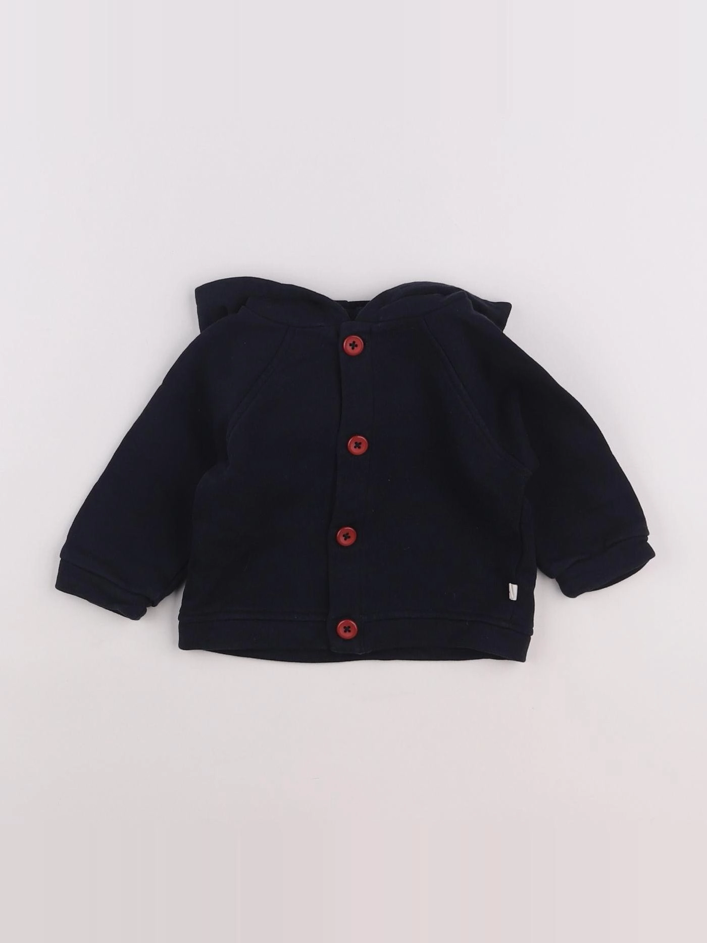 Eden & Victor - sweat bleu - 9 mois