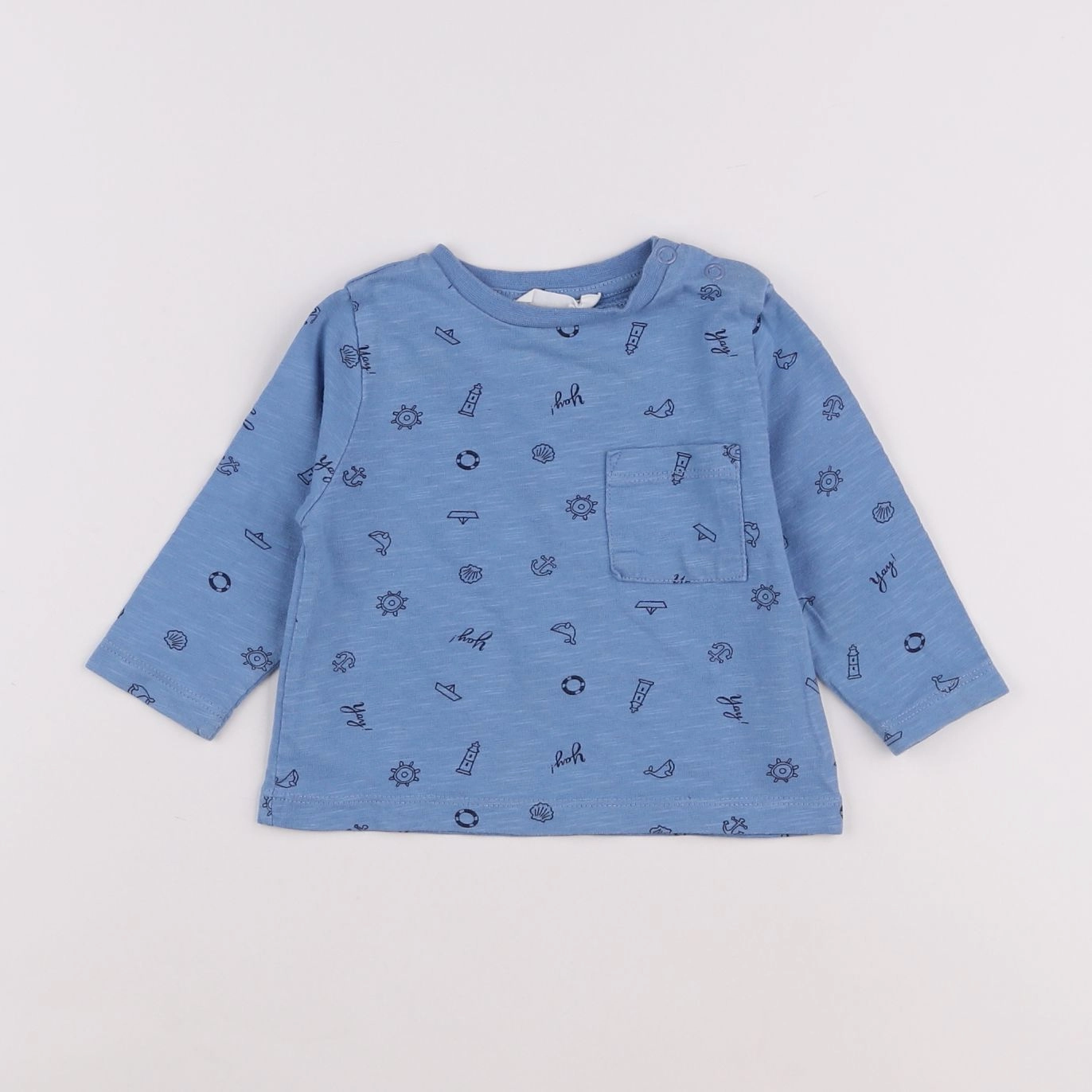 Storytelling - tee-shirt bleu - 9 mois