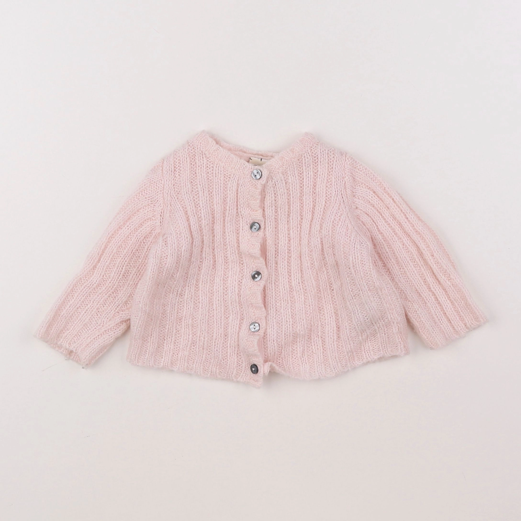 Bonton - gilet rose - 6 mois