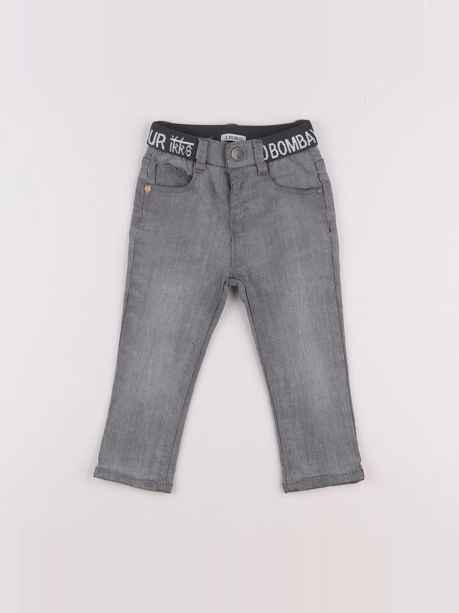 IKKS - jean gris - 18 mois