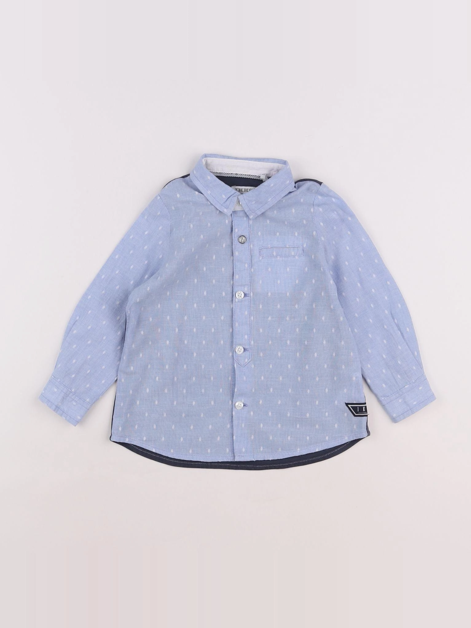 IKKS - chemise bleu - 18 mois