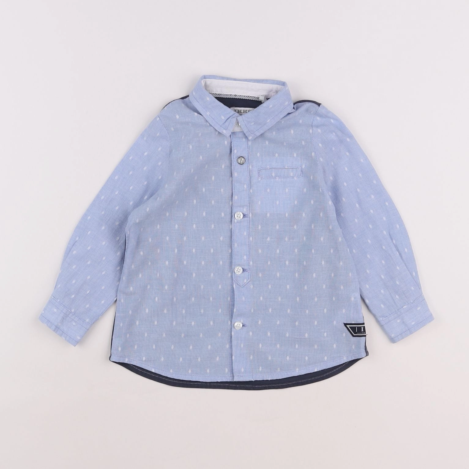 IKKS - chemise bleu - 18 mois