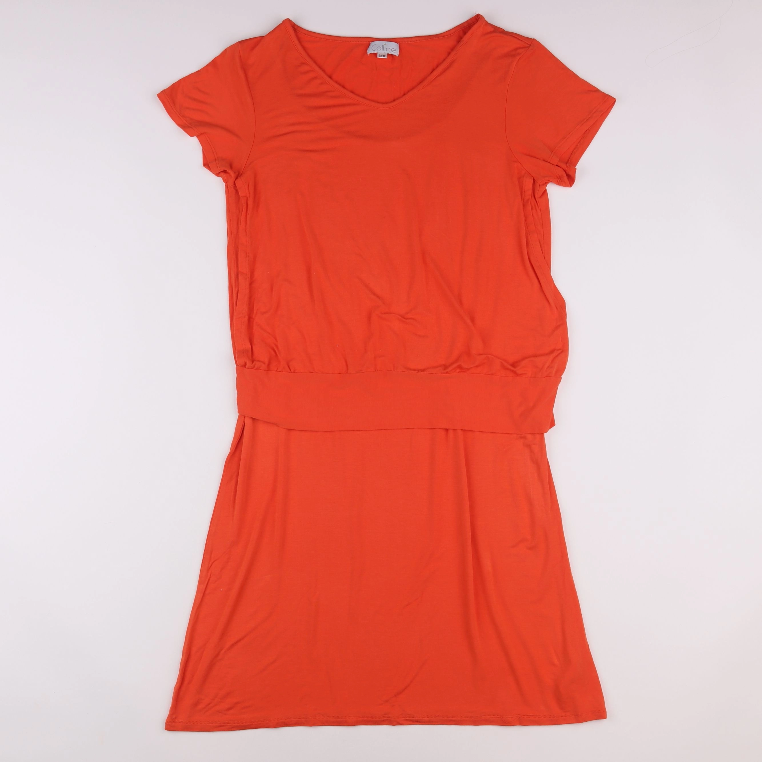La redoute - robe allaitement, grossesse orange - 38 à 40