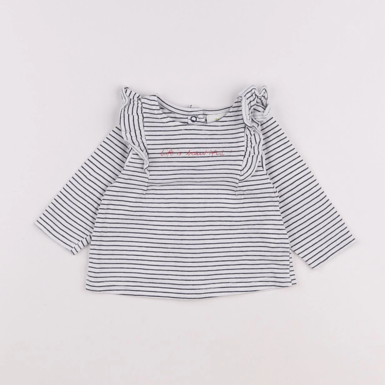Tape à l'oeil - tee-shirt bleu - 3 mois
