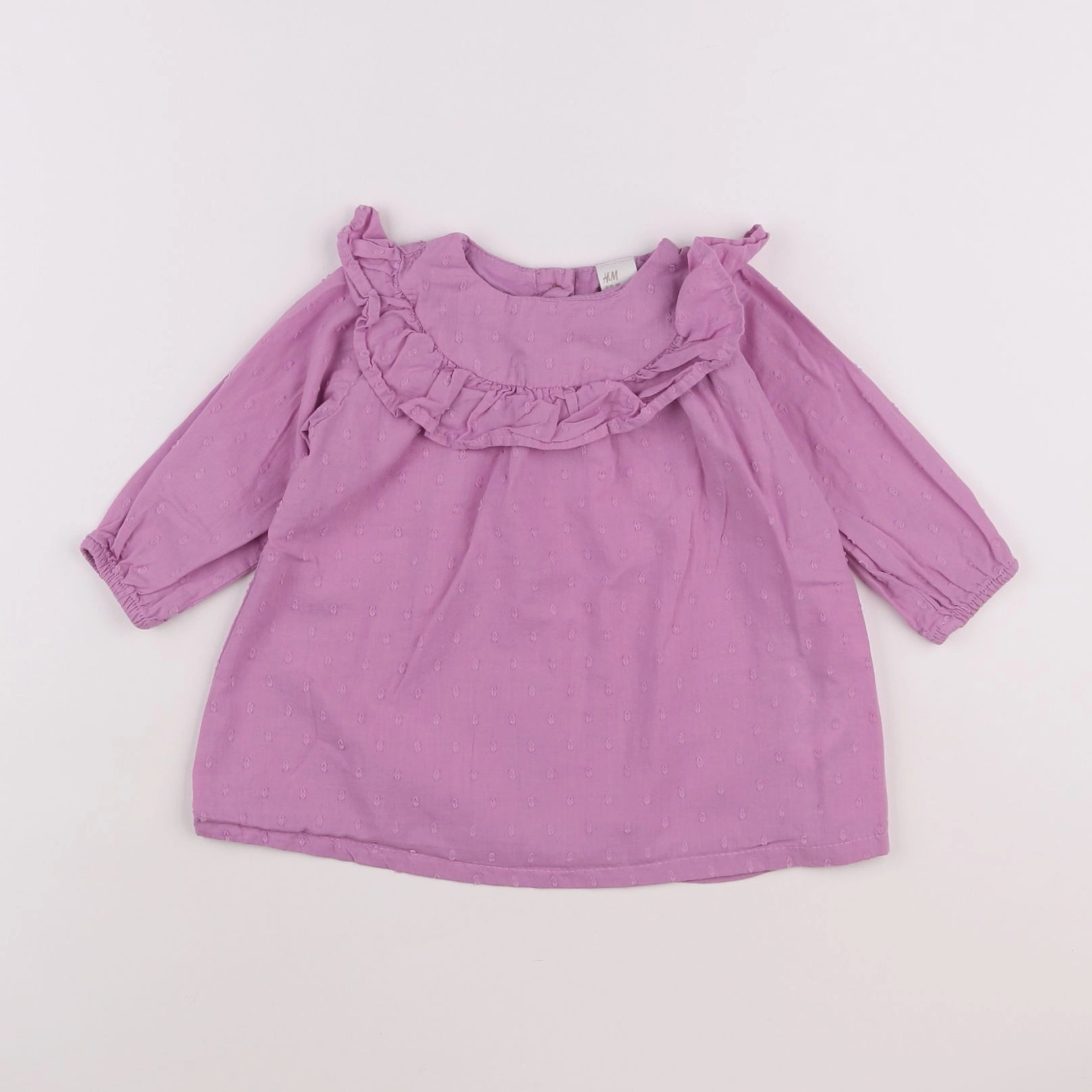 H&M - robe violet - 3/6 mois