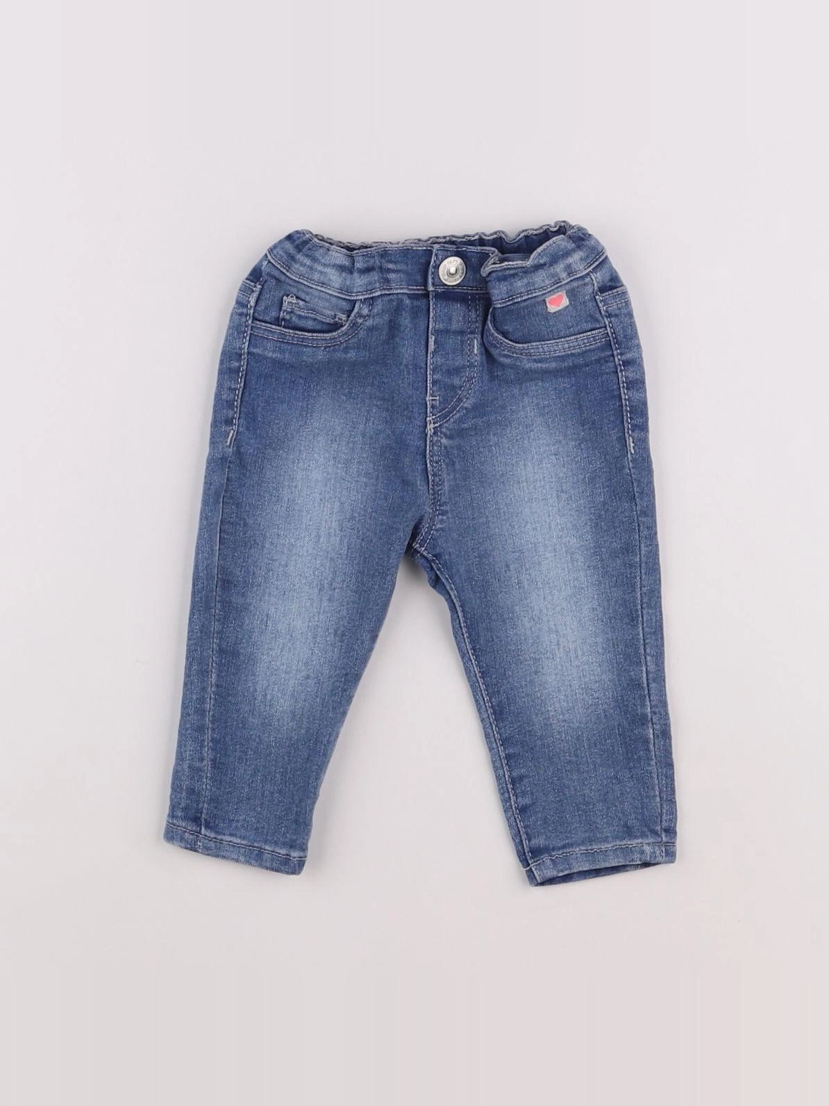 H&M - jean bleu - 3/6 mois