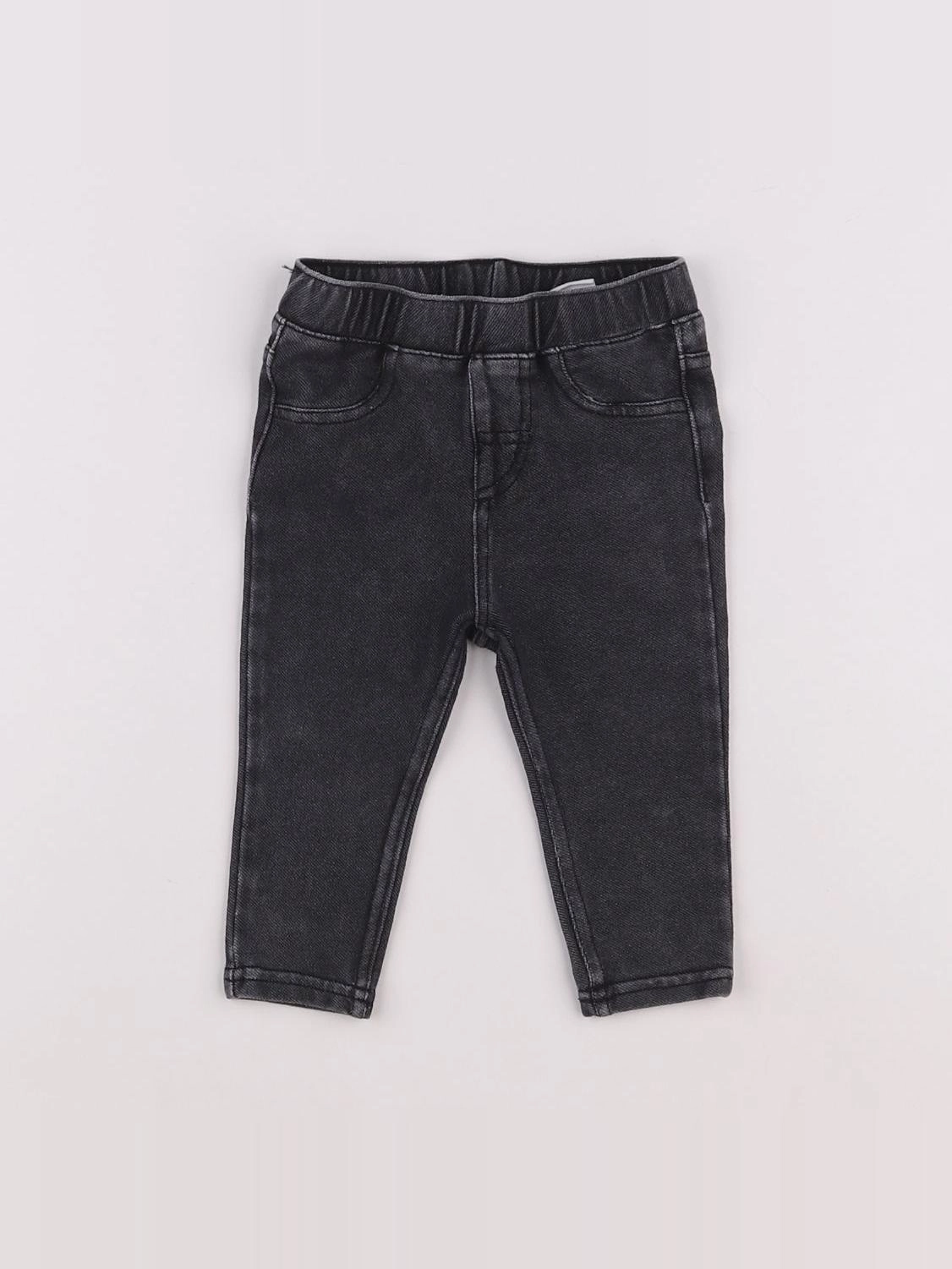 H&M - jegging noir - 3/6 mois