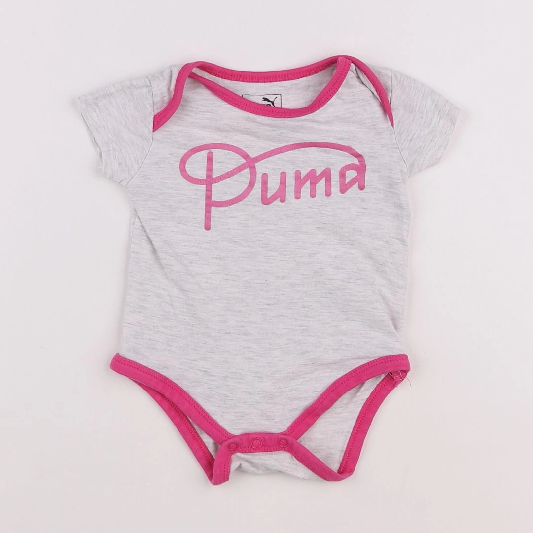 Puma - body gris - 3/6 mois