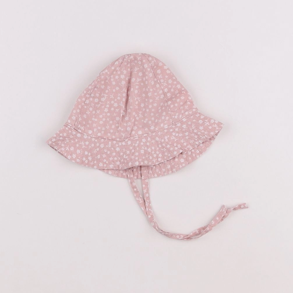 H&M - chapeau rose - 0/3 mois