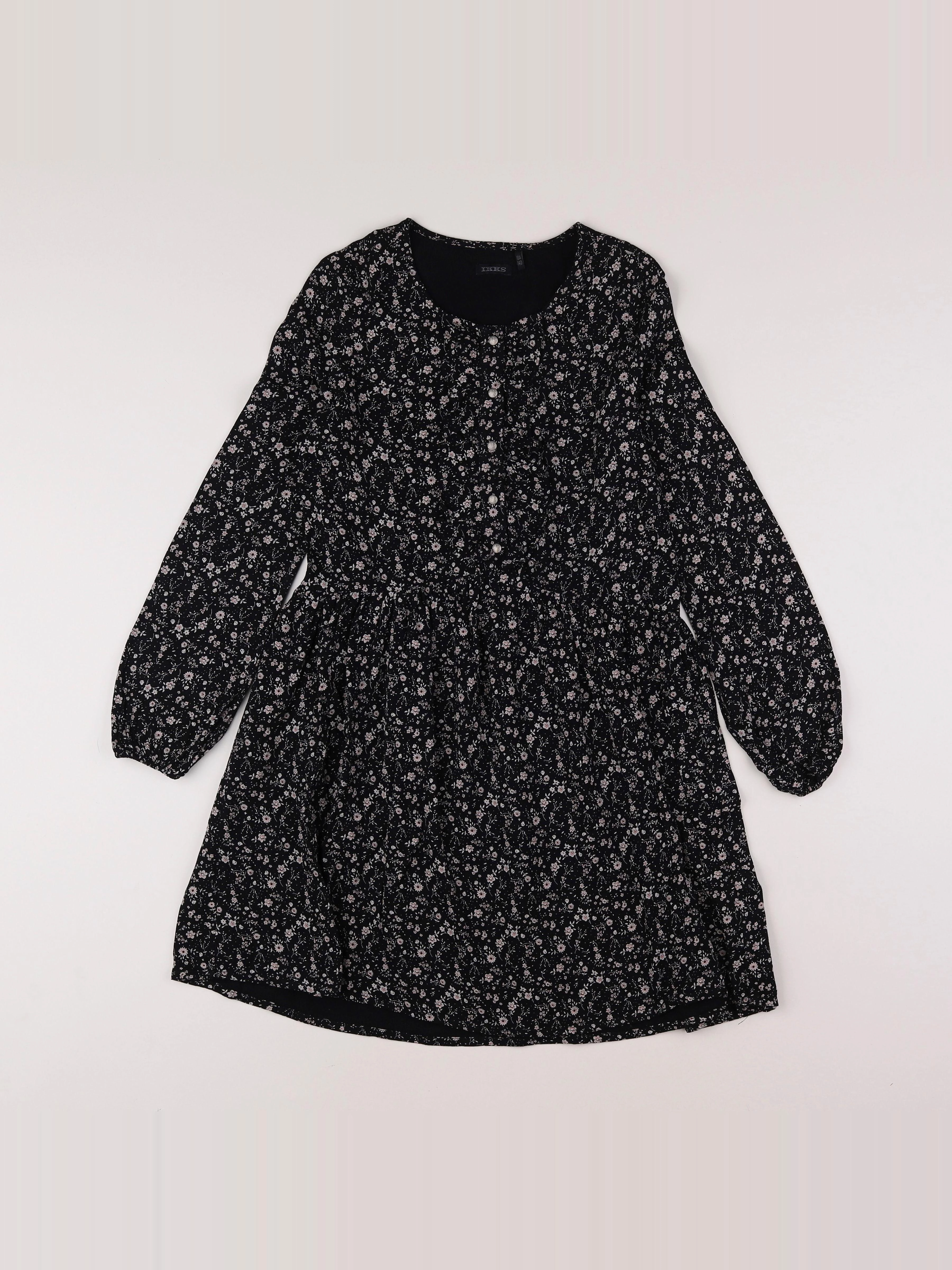 IKKS - robe noir - 10 ans