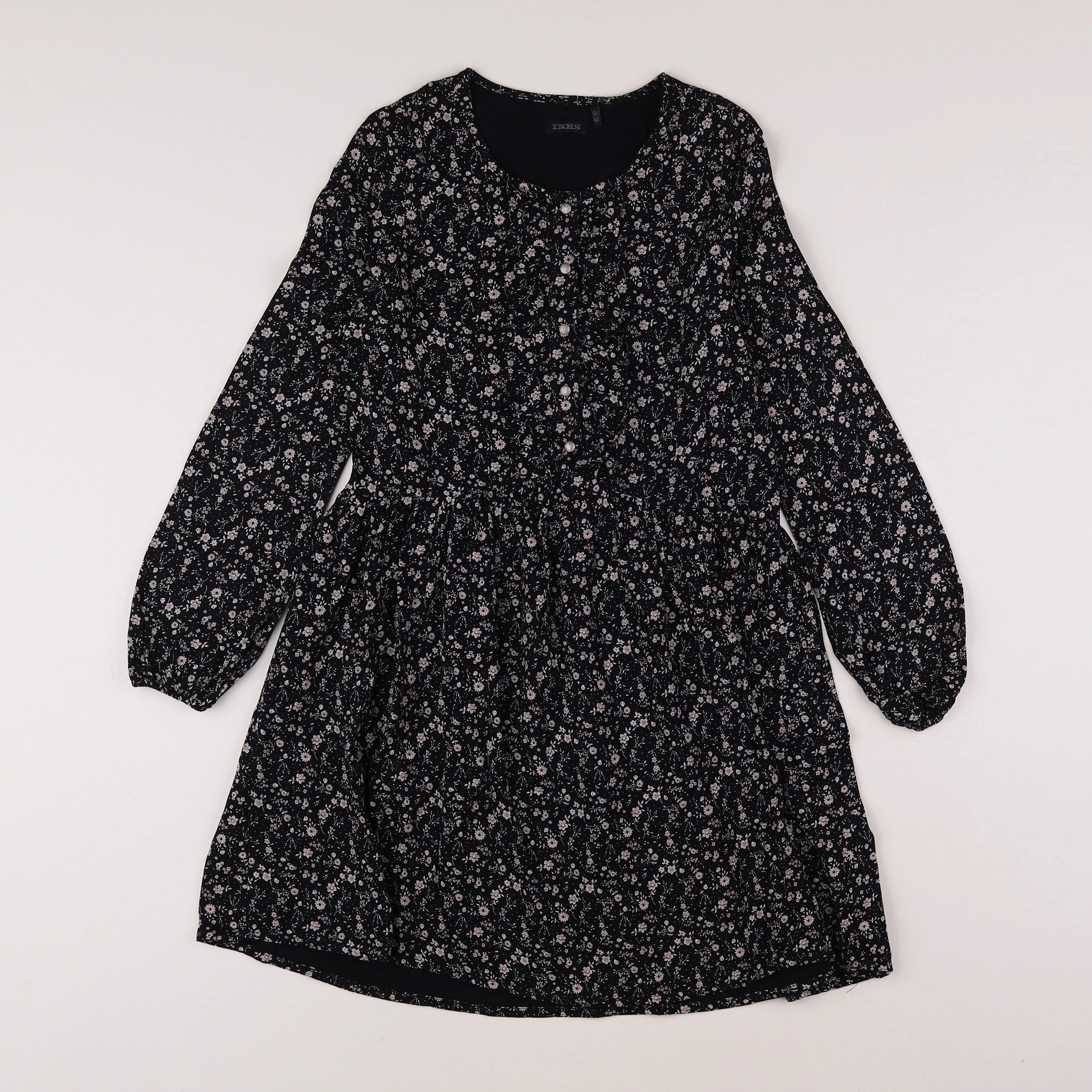 IKKS - robe noir - 10 ans