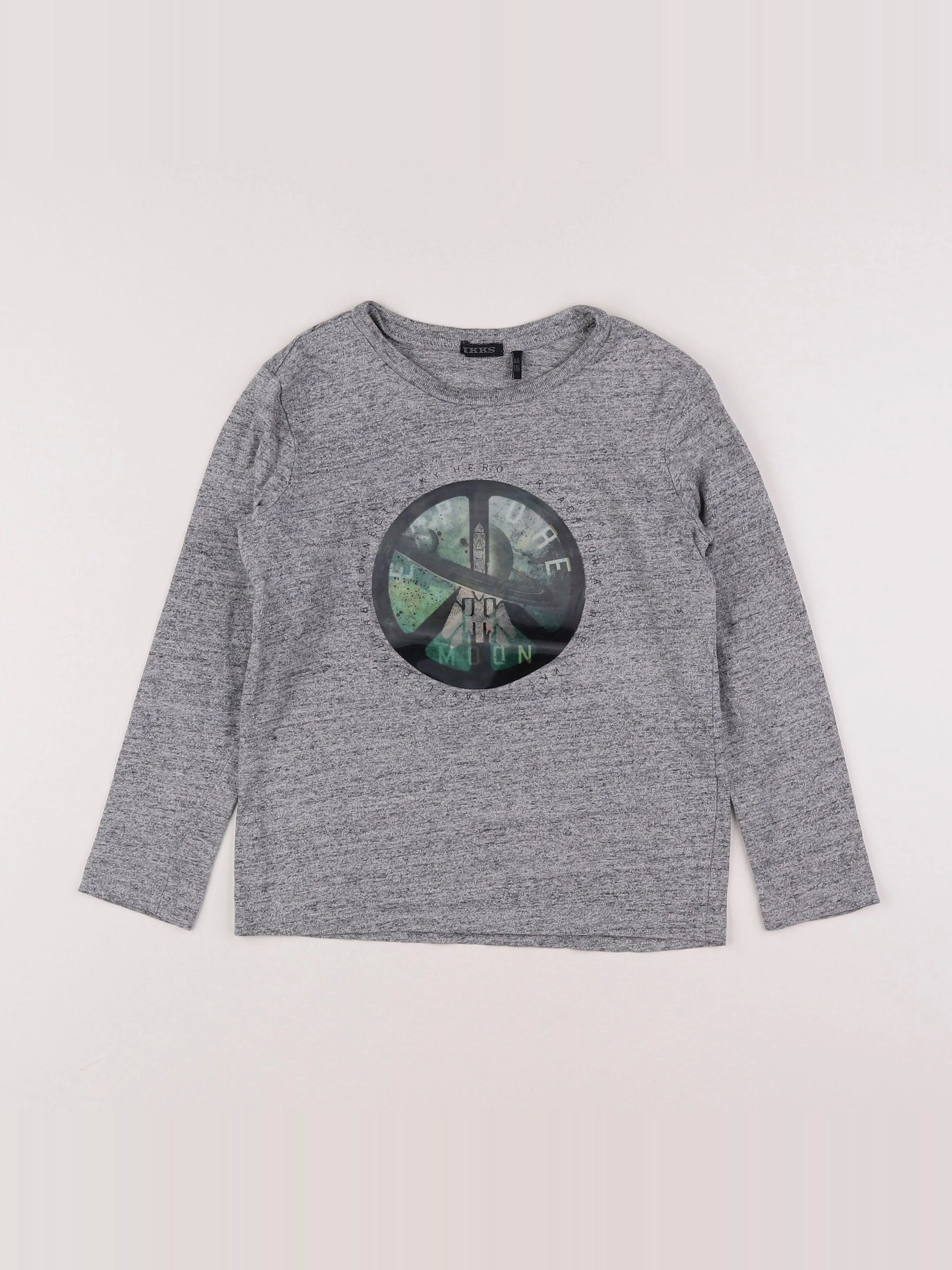 IKKS - tee-shirt gris - 6 ans