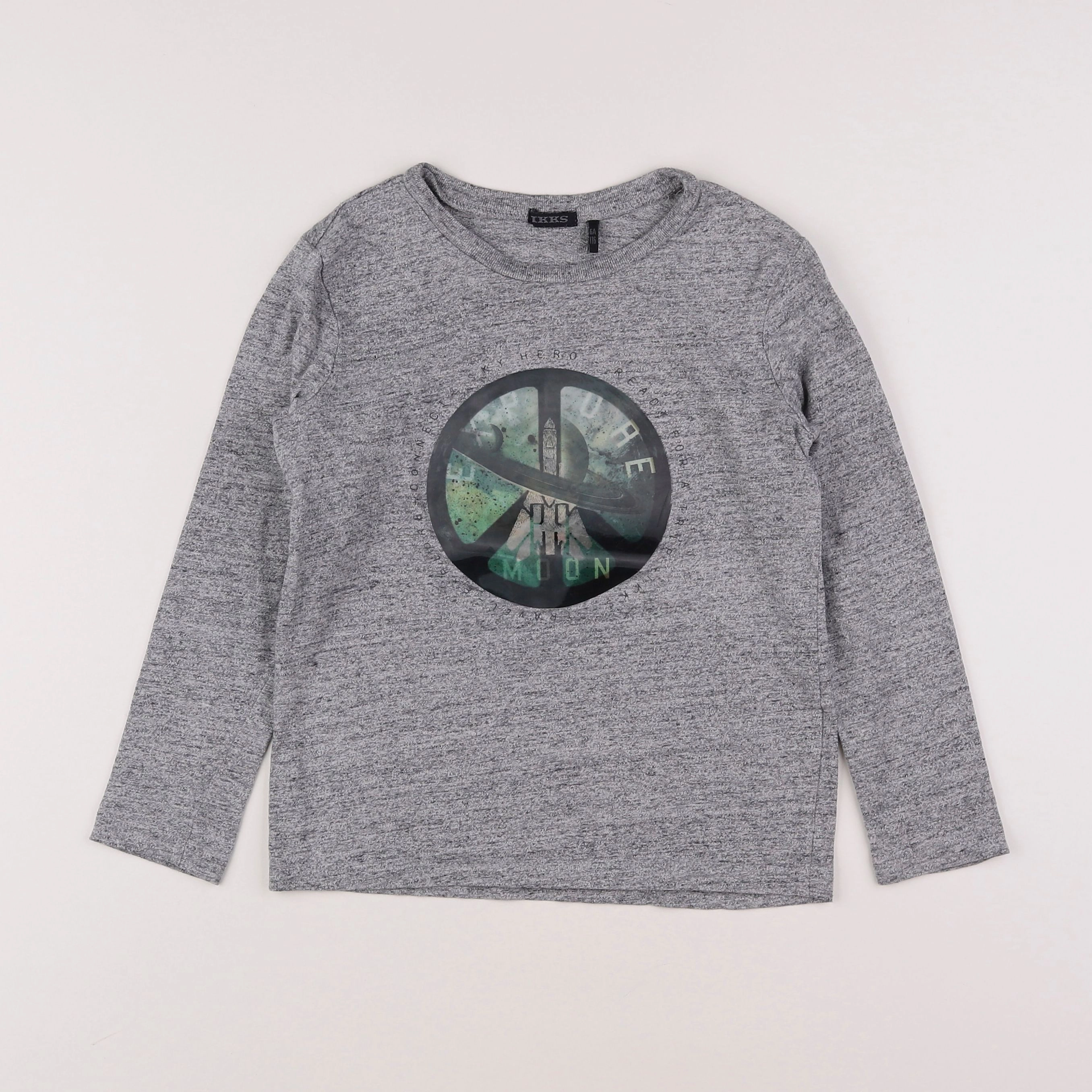 IKKS - tee-shirt gris - 6 ans
