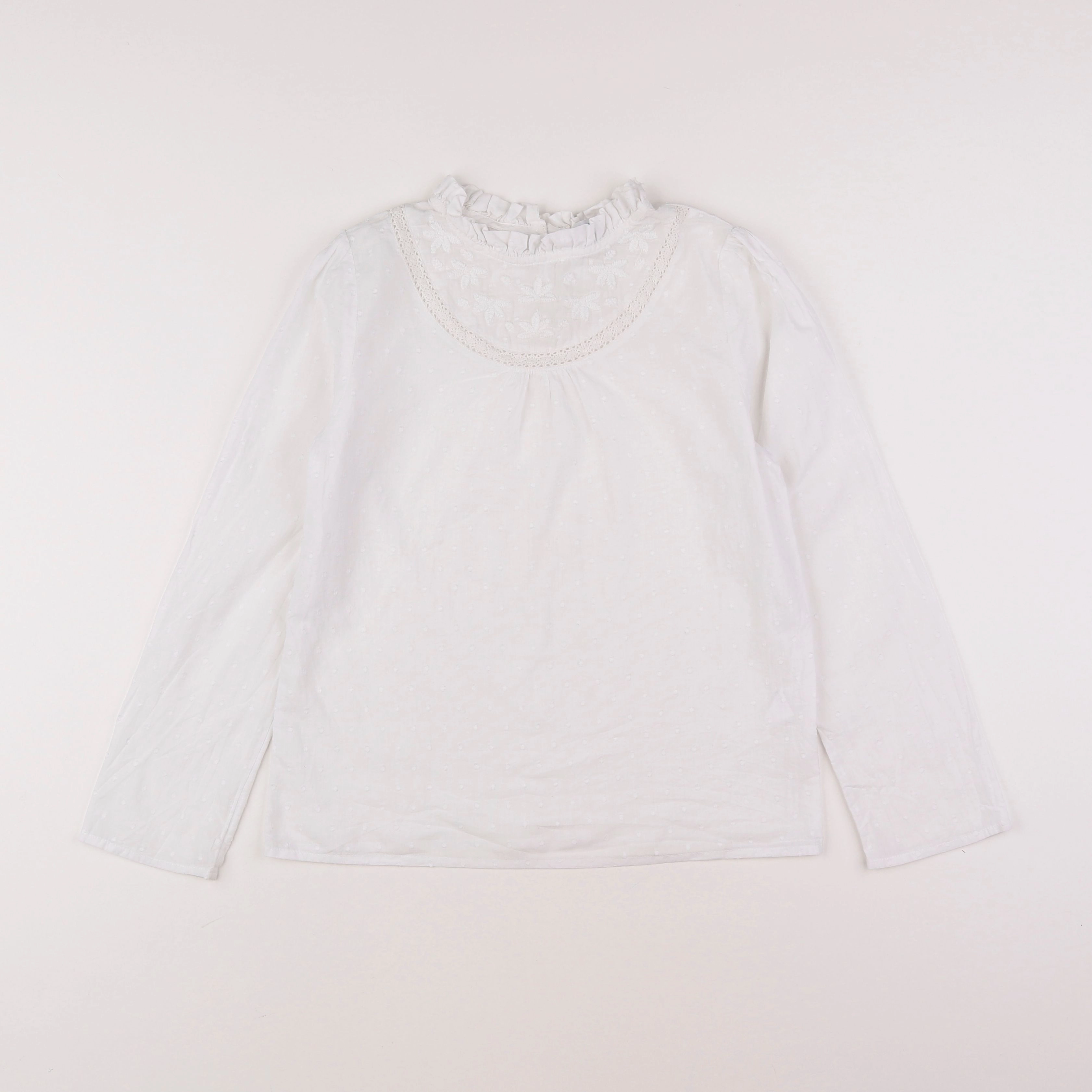 La Redoute - blouse blanc - 10 ans