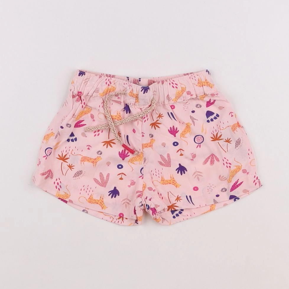 Vertbaudet - short rose - 6 mois