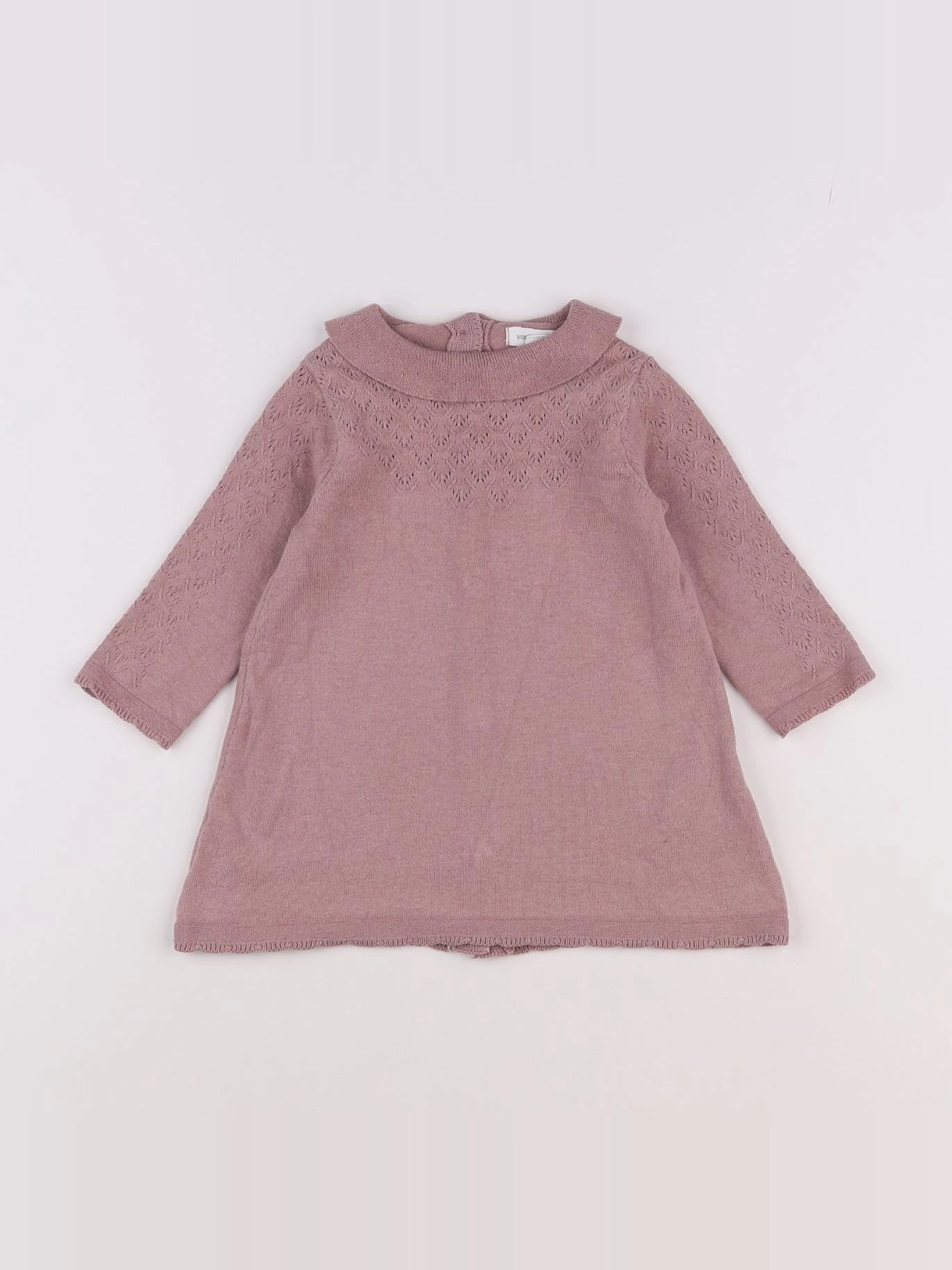 Vertbaudet - robe rose - 3 mois