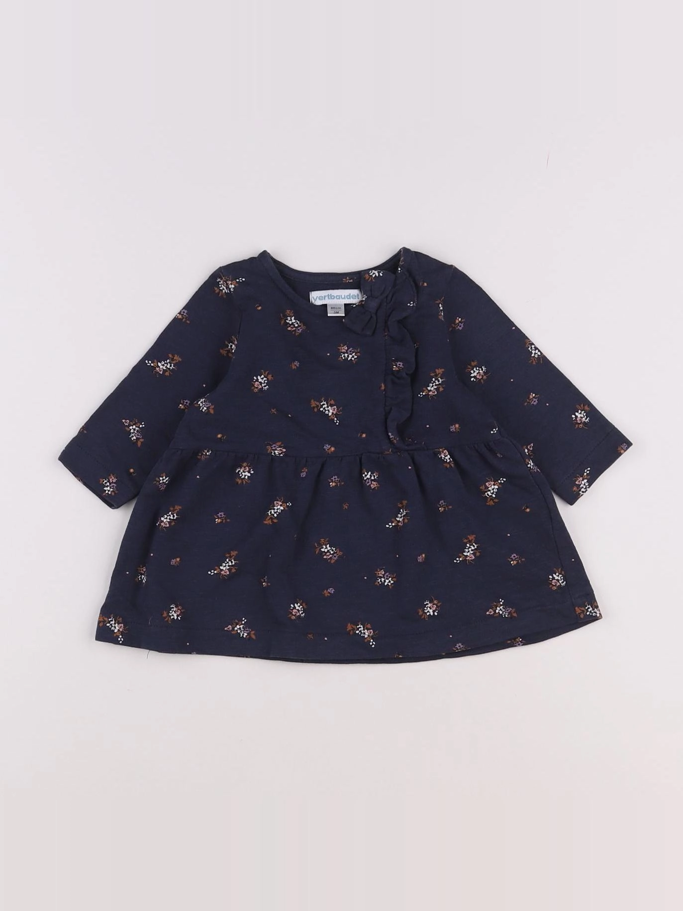 Vertbaudet - robe bleu - 3 mois