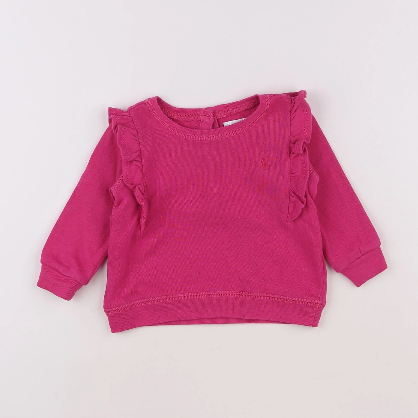 Ralph Lauren - sweat rose - 6 mois